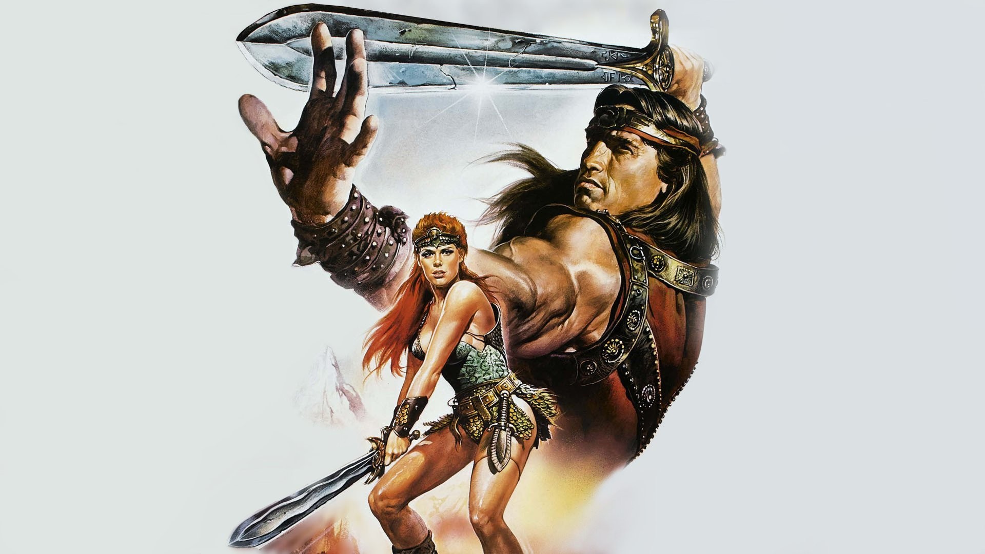 Conan The Barbarian Arnold Schwarzenegger Warrior Sword Movies Red Sonja 1920x1080