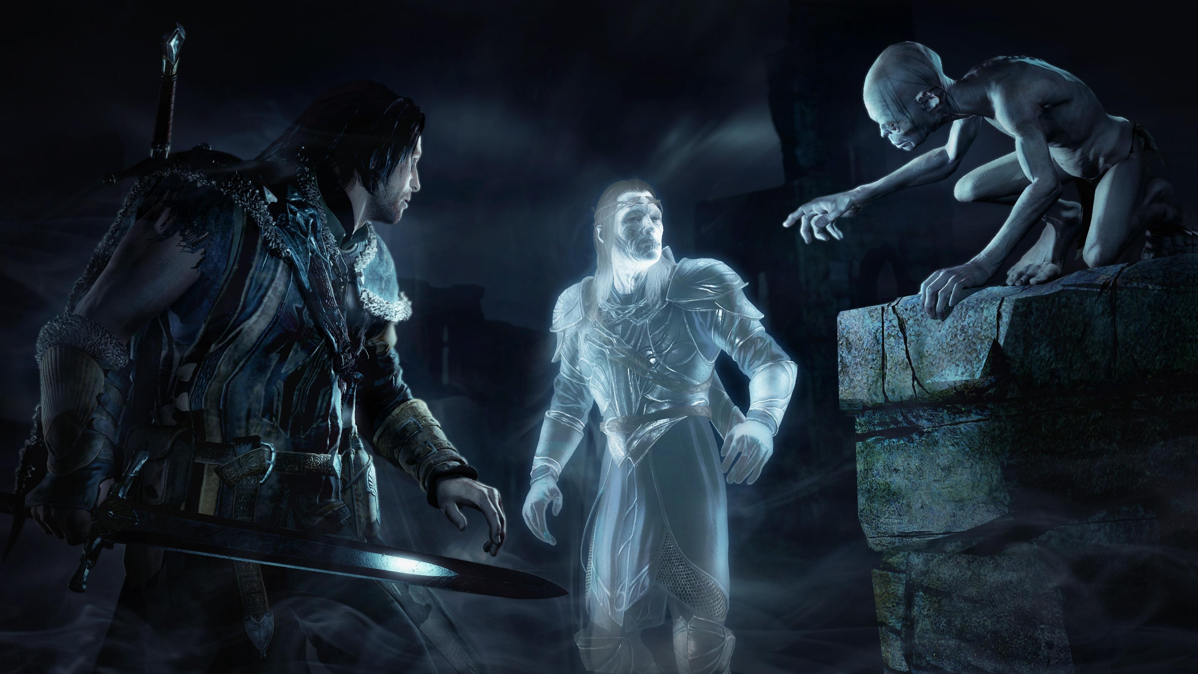 Middle Earth Shadow Of Mordor Video Games Screen Shot Gollum 3840x2160