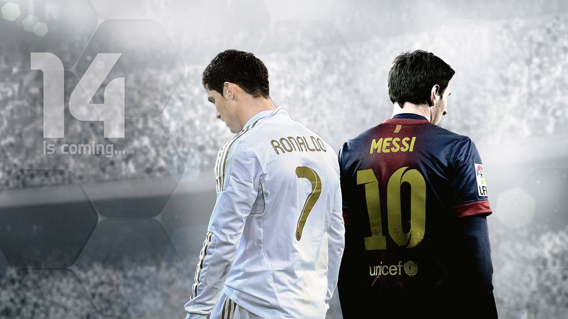 FiFA 14 Lionel Messi Cristiano Ronaldo 1920x1080