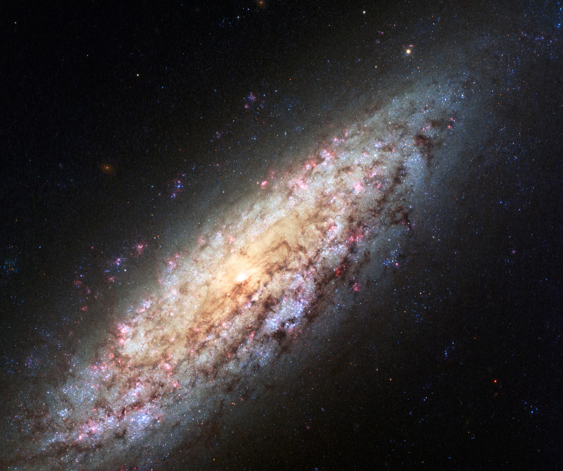 Space Galaxy NASA Hubble Space Telescope NGC 6503 2228x1864
