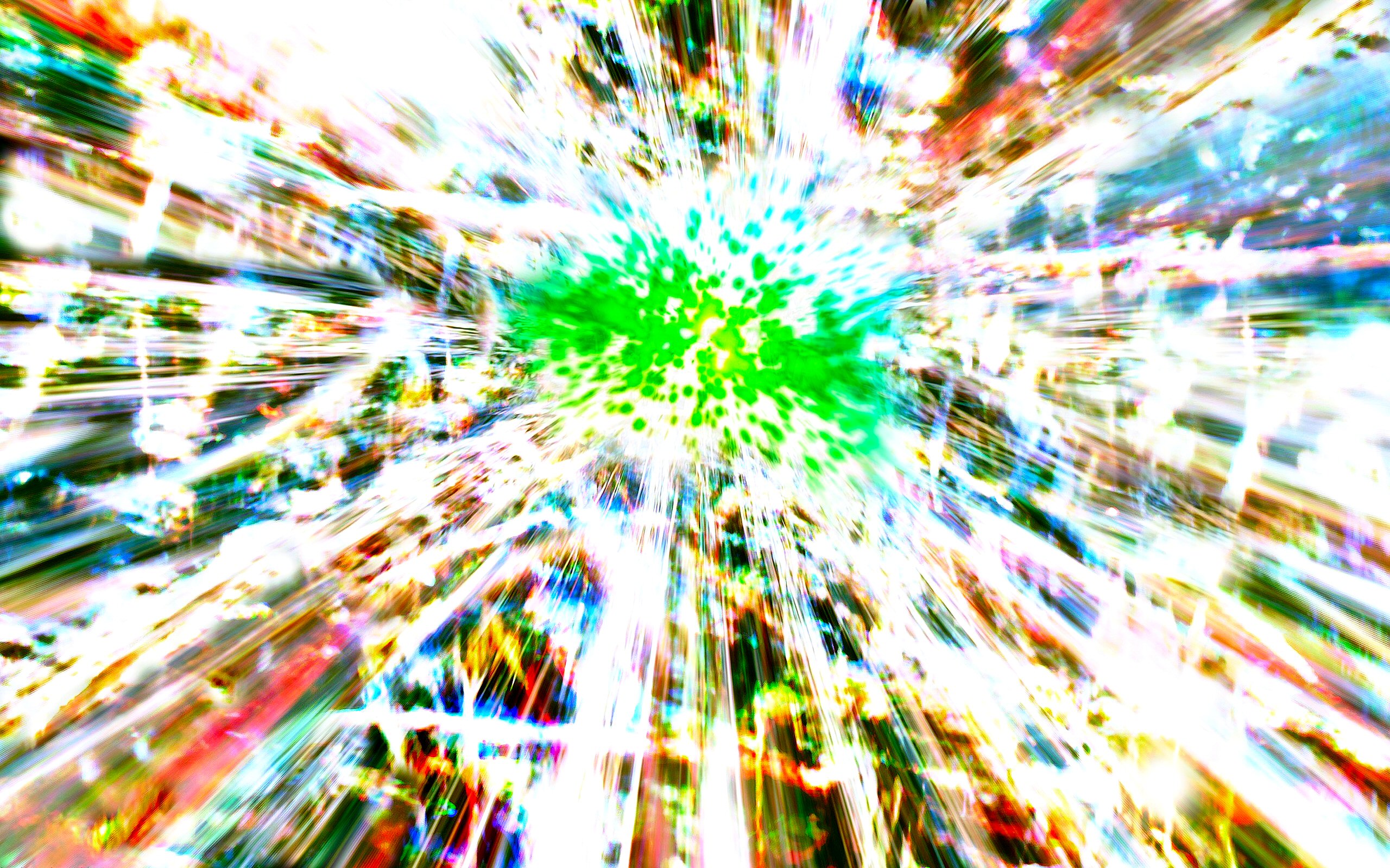 Abstract Artistic Sparkles Splash Green Pastel 2560x1600