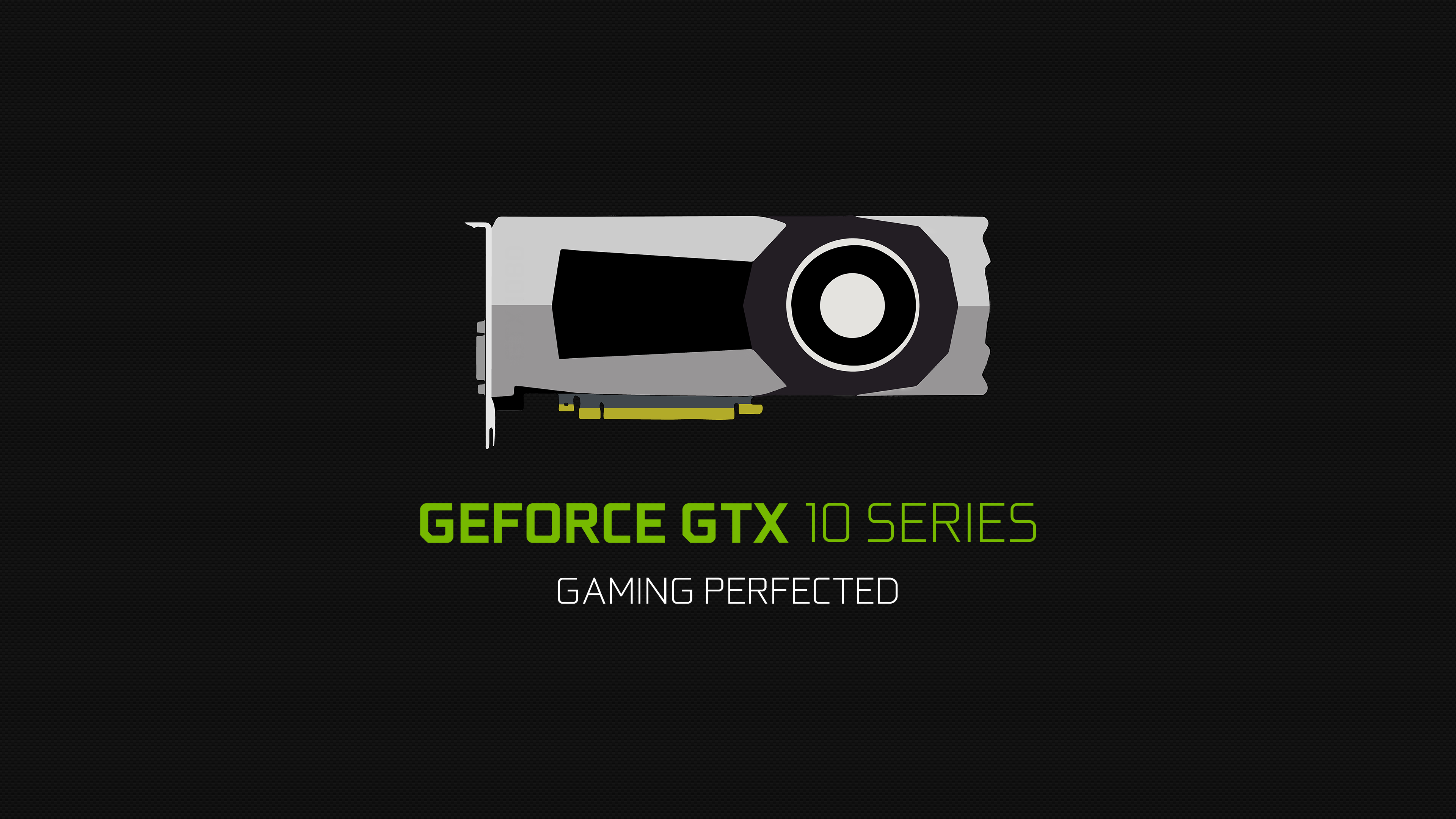 Nvidia Nvidia GTX Graphics Card Texture Minimalism 3840x2160