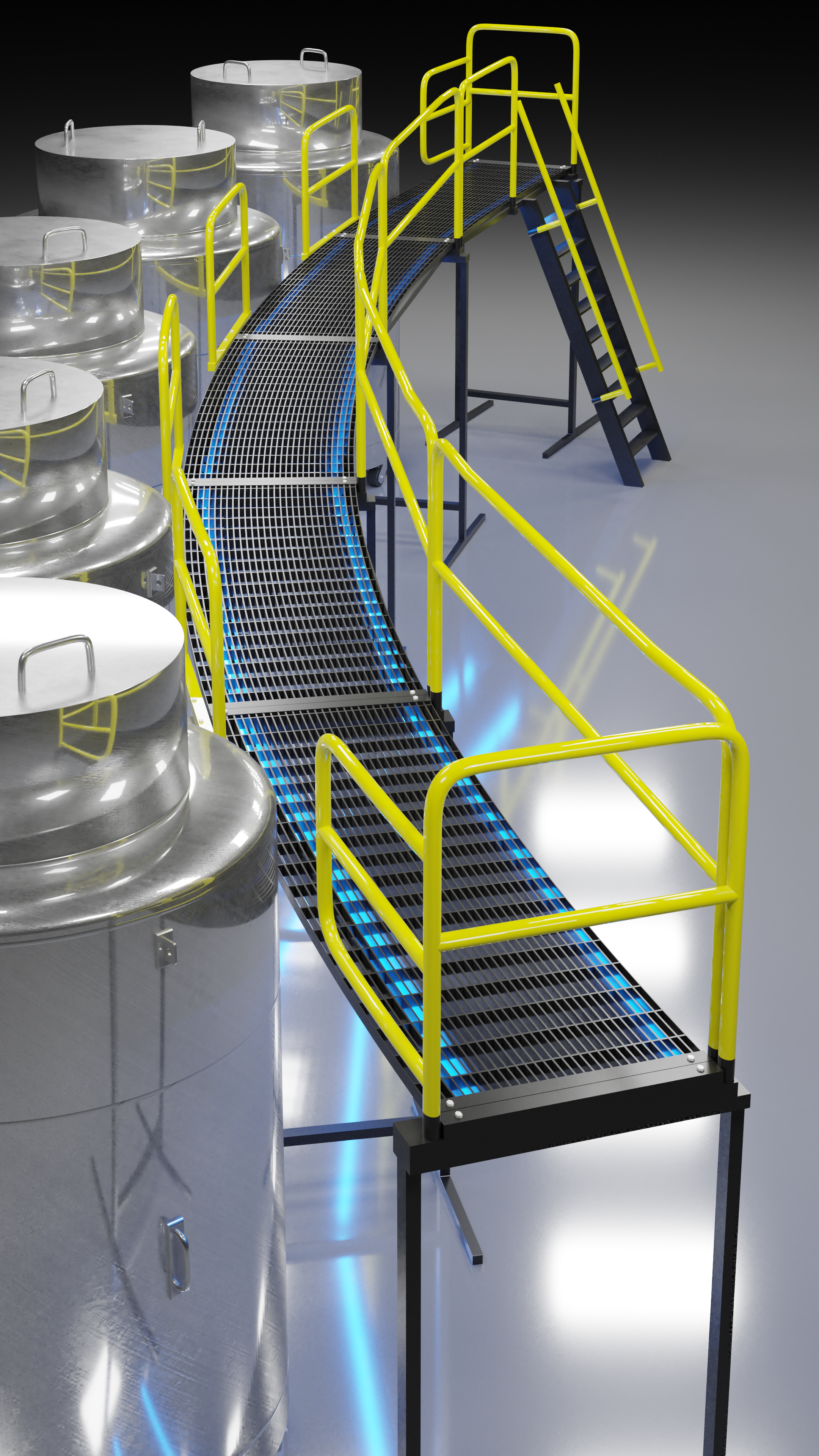 Cryonics Cryonics Cryonics Institute Cryonics 3D Graphics Blender Warehouse Facility Ladder Scaffold 2160x3840