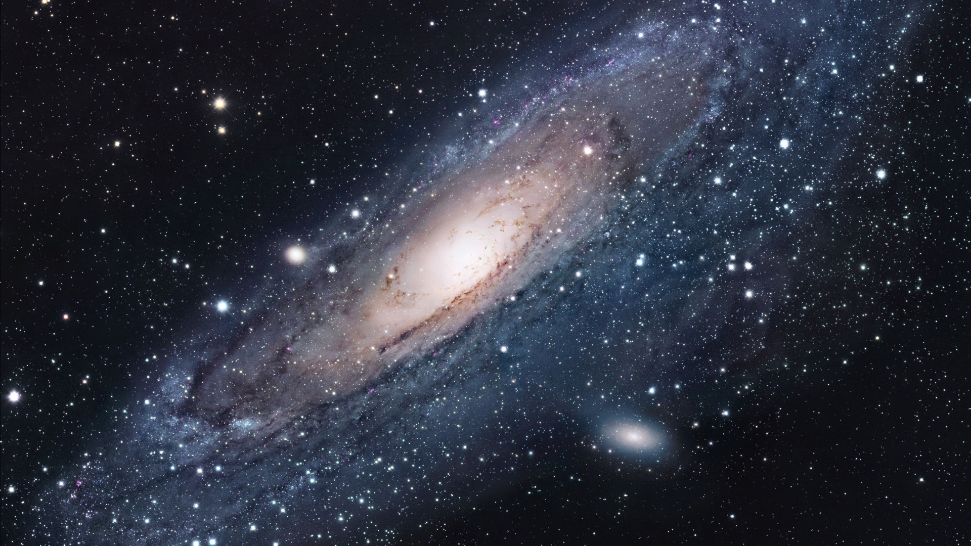 Galaxy NASA Space Andromeda Messier 110 Messier 31 1920x1080