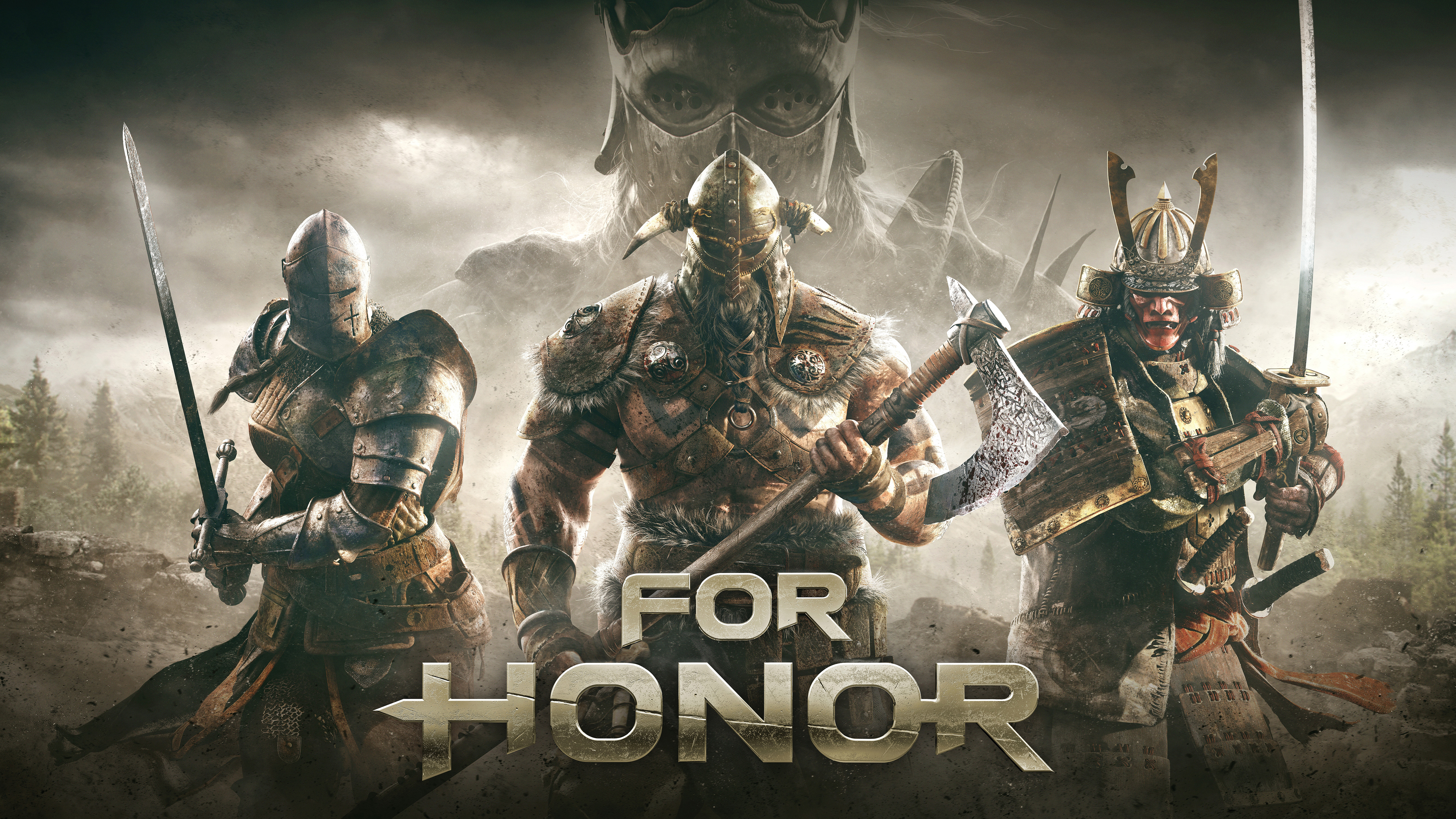 For Honor Video Games Warrior Samurai Viking Knight War Mythic Quest 5120x2880