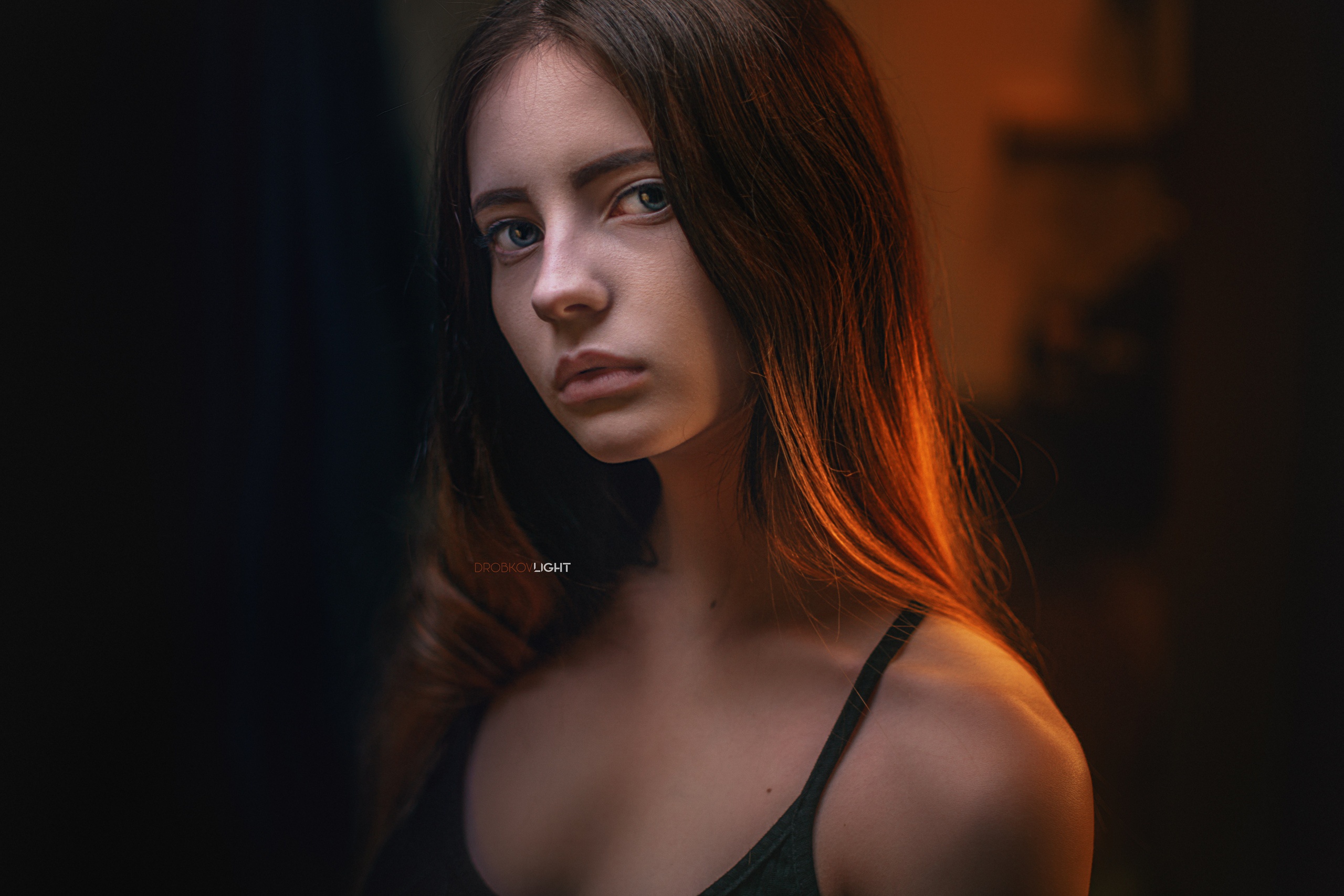 Portrait Women Model Face Eva Lapenko 2560x1707