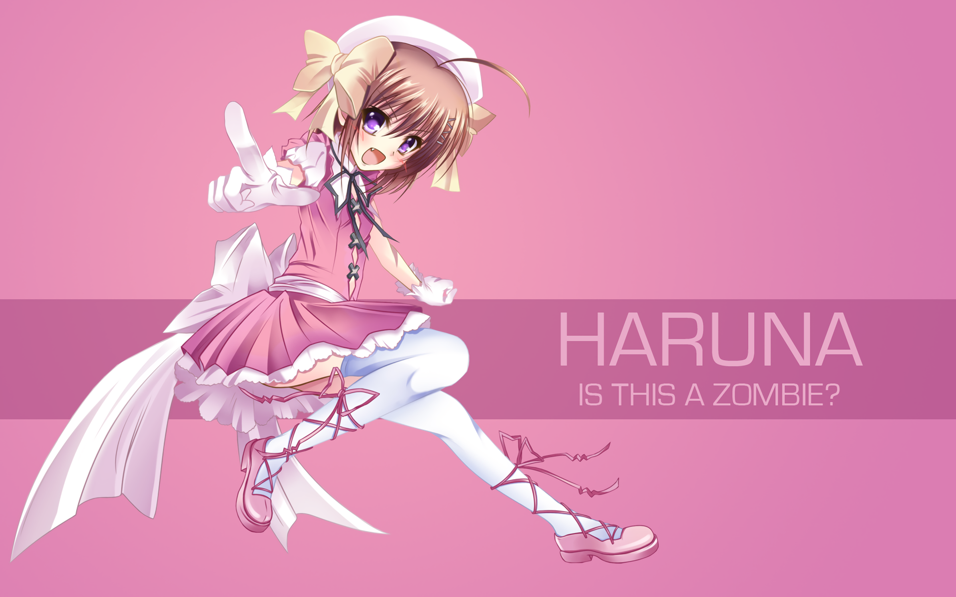 Anime Girls Kore Wa Zombie Desu Ka Haruna 1920x1200