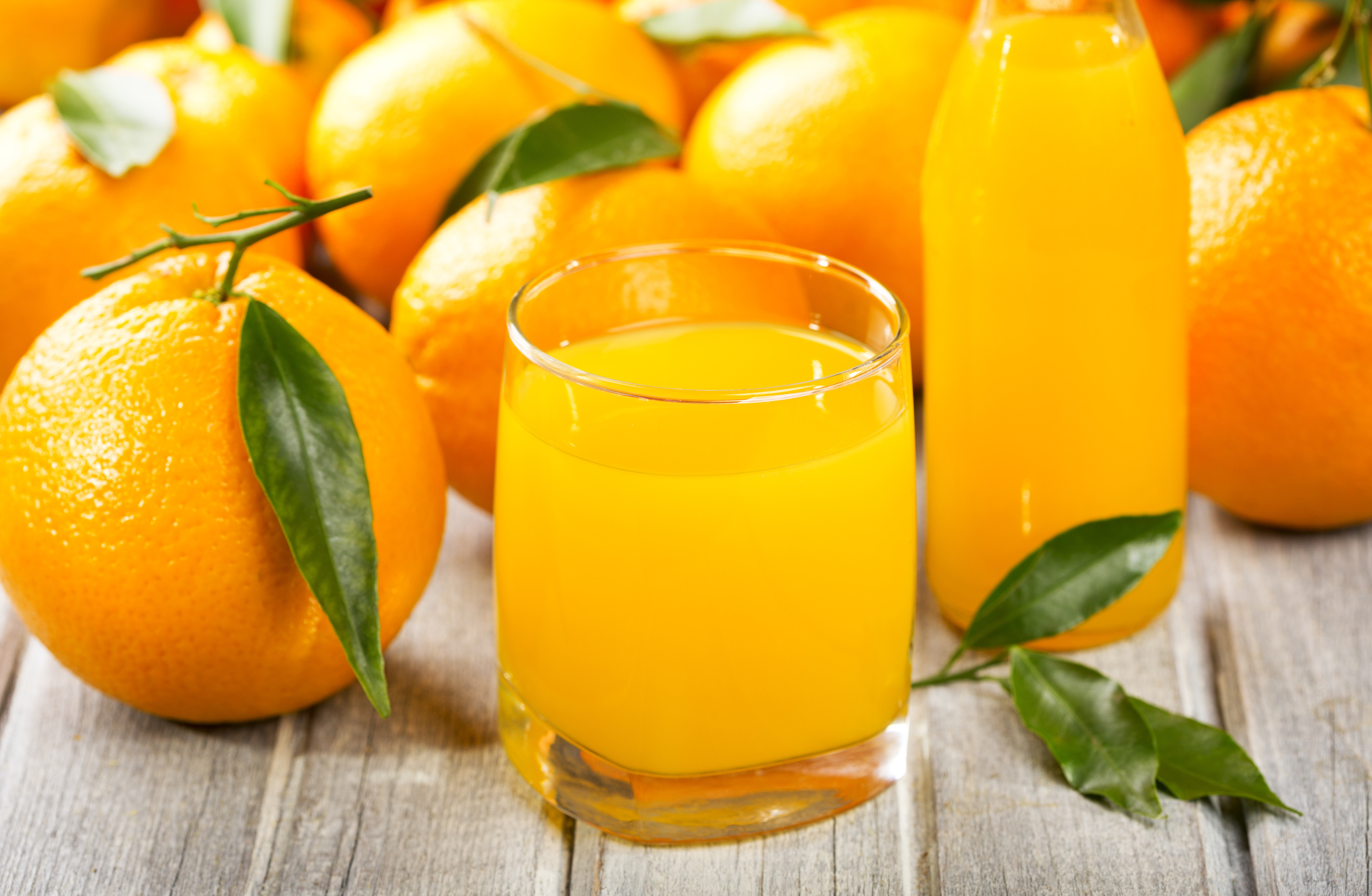 Juice Glass Orange Fruit 5206x3399