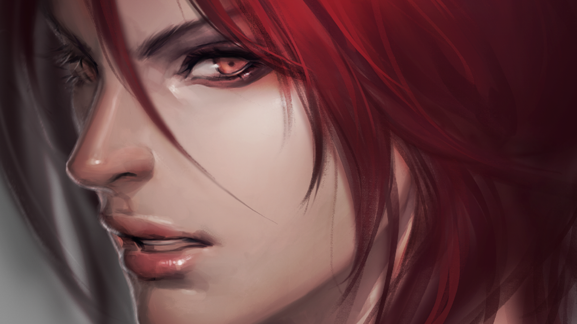 Shyvana League Of Legends Red Hair 1920x1080