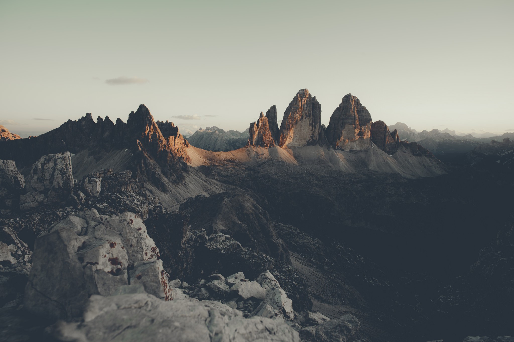 Nature Mountains Alps Tre Cime Di Lavaredo Cliff Landscape 2048x1365