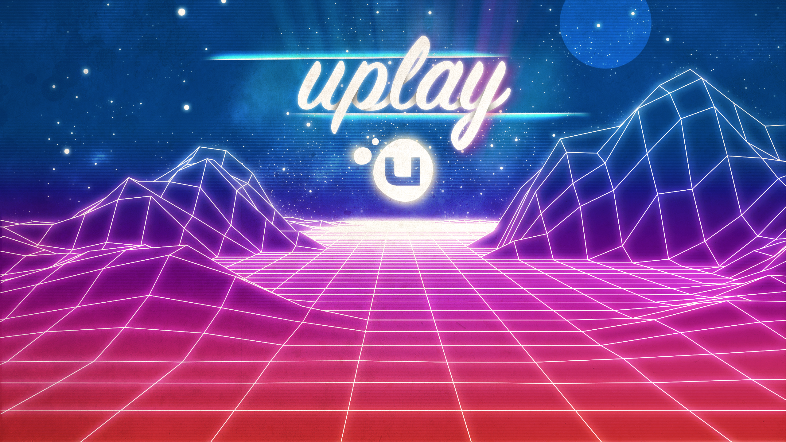 Uplay Abstract Vaporwave 2560x1440