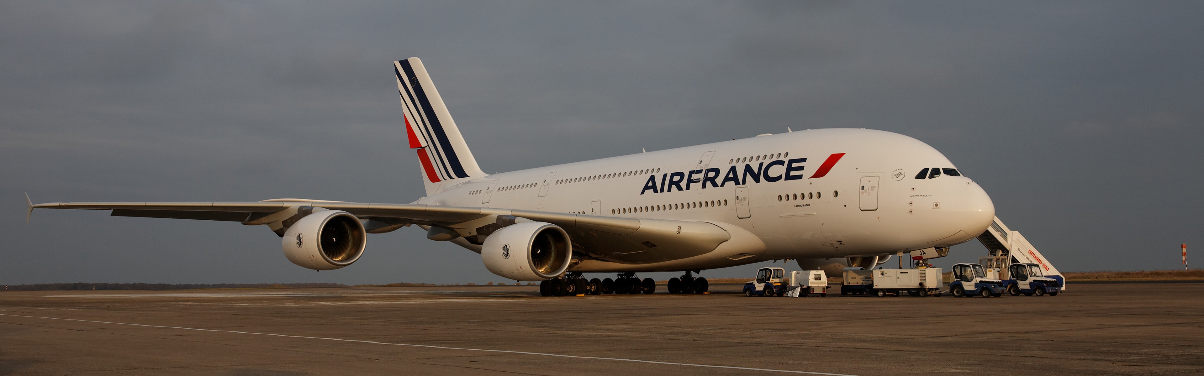 Air France Airbus A 380 861 A380 Airbus Airplane Aircraft Dual Monitors Multiple Display 3840x1200