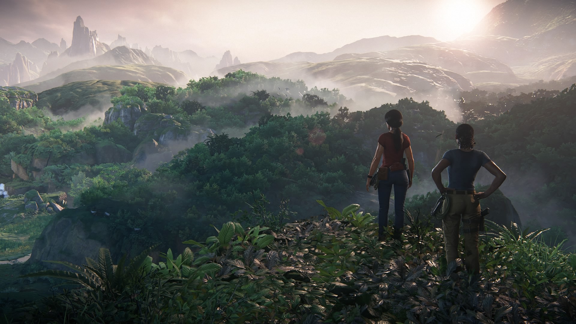 Uncharted The Lost Legacy Uncharted Video Games Landscape Chloe Frazer Nadine Ross 1920x1080