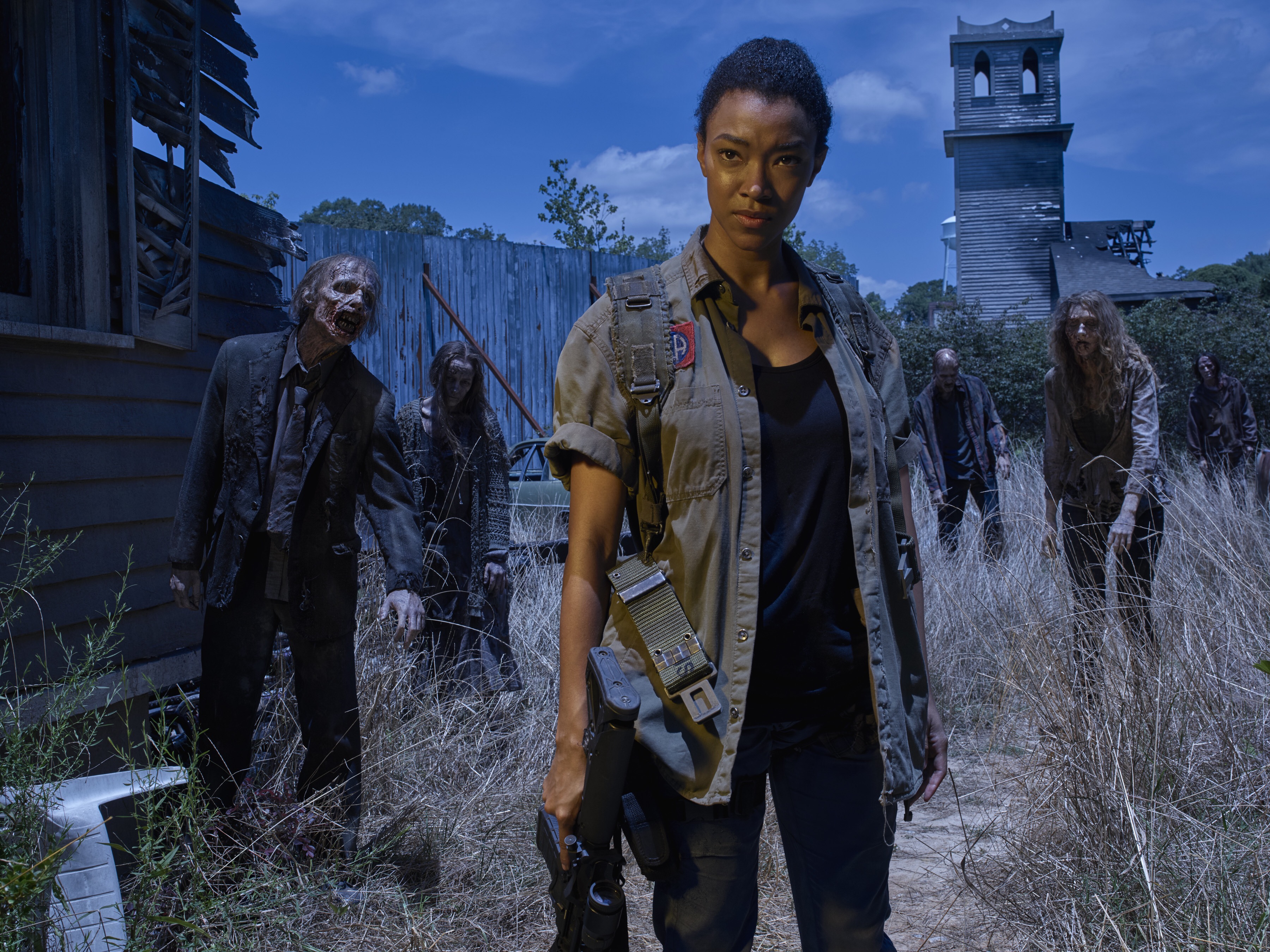 The Walking Dead Sasha Williams Sonequa Martin Green Zombie 3600x2699