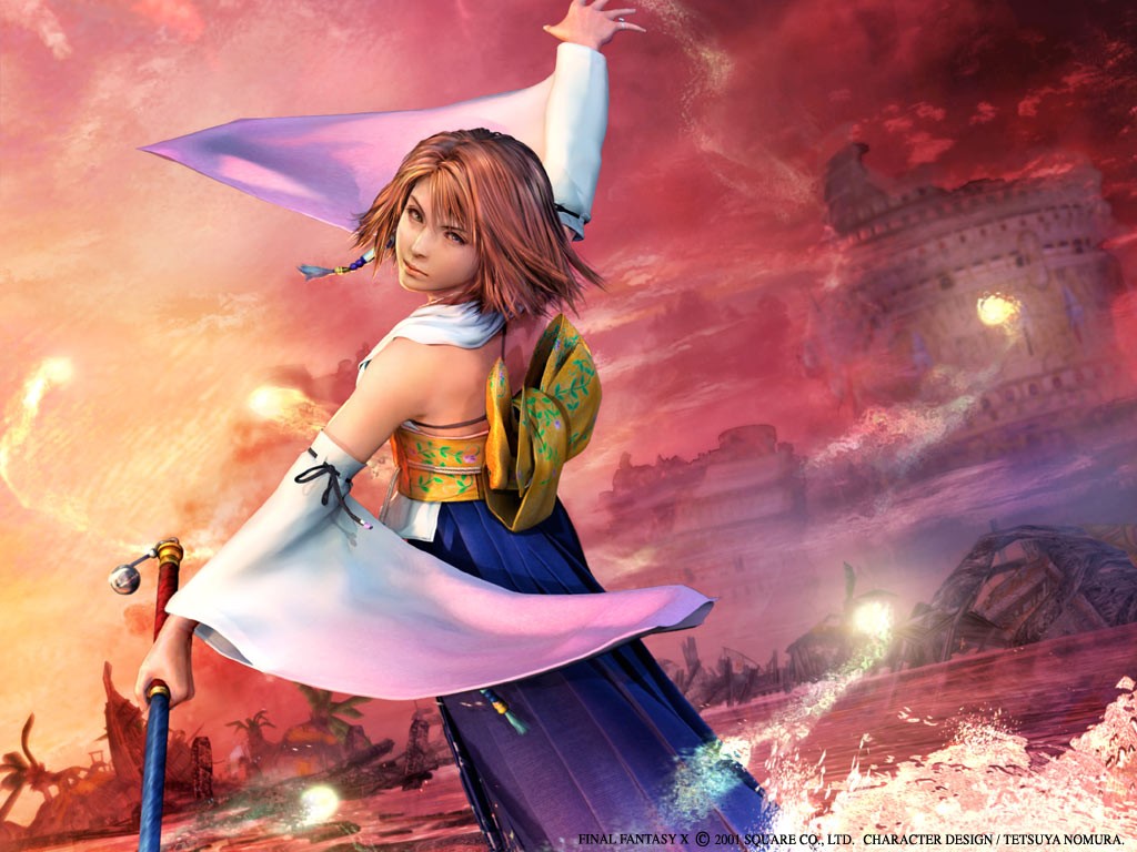 Final Fantasy X Yuna 1024x768