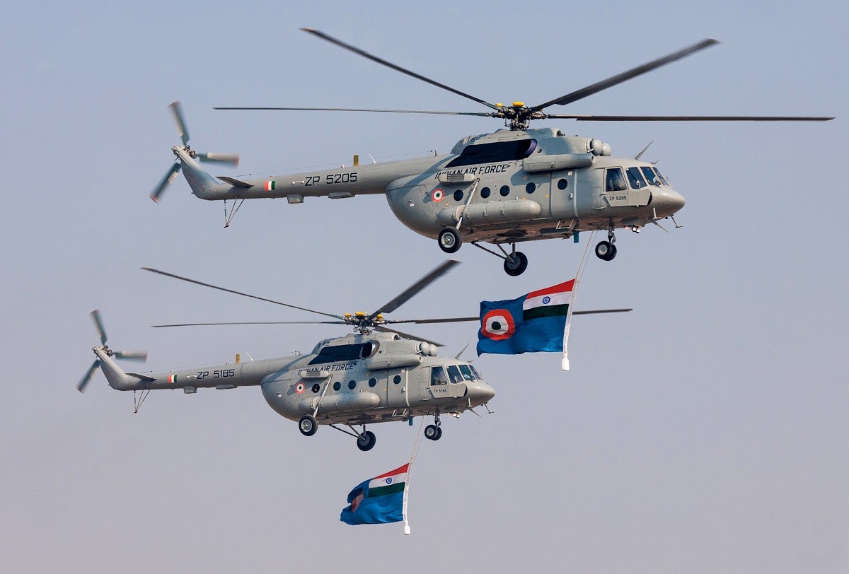 Indian Air Force Mil Mi 17 Military 1200x812