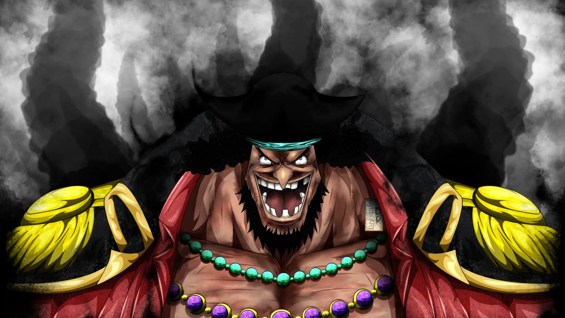 Anime One Piece Blackbeard Marshall D Teach 1920x1080