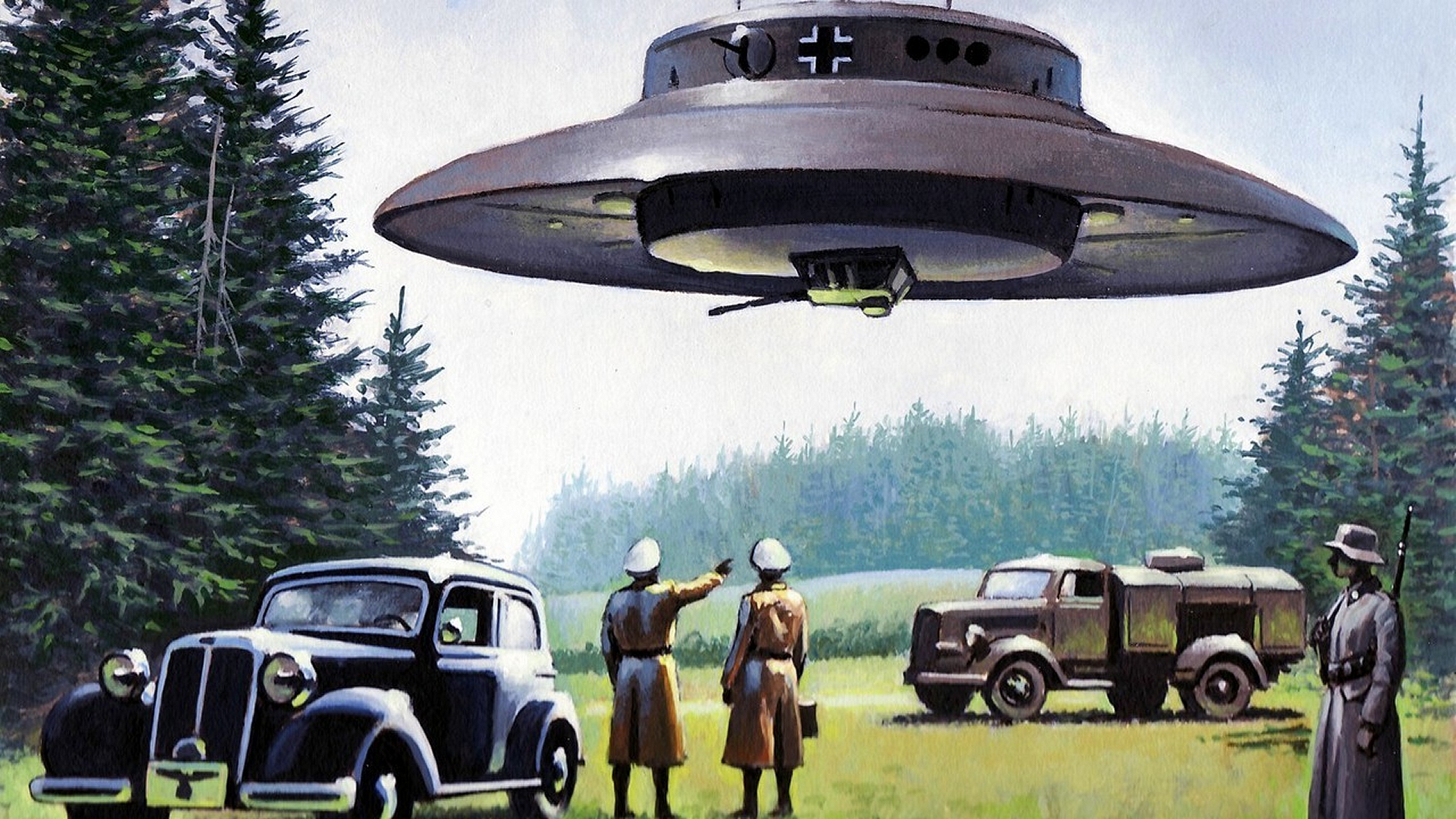 UFO Nazi Futuristic 1920x1080