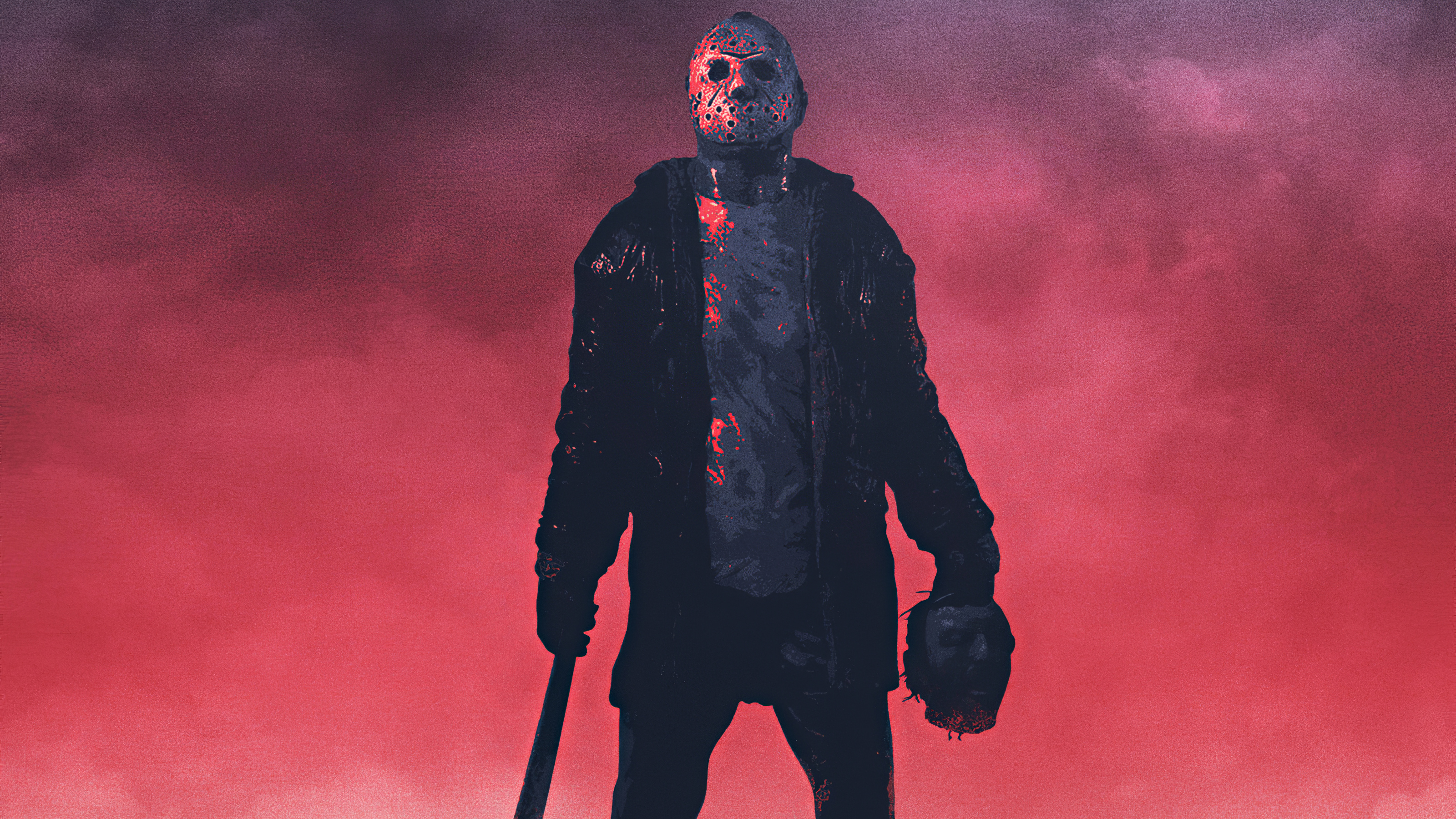 Friday The 13th The Games Game Art Mask Frontal View Horror Horror Movies 3200x1800