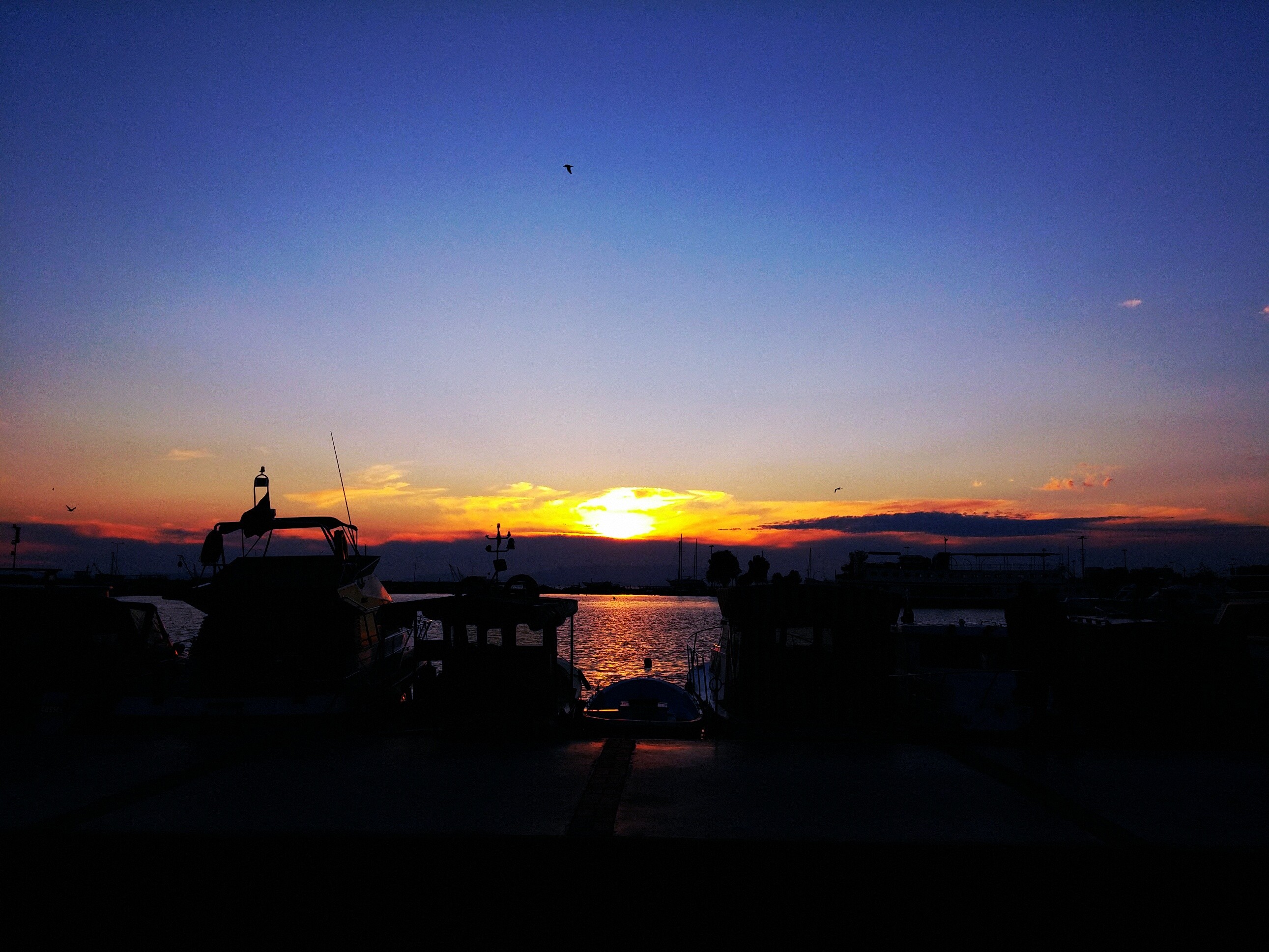 Sunset Izmir Sea 2582x1937