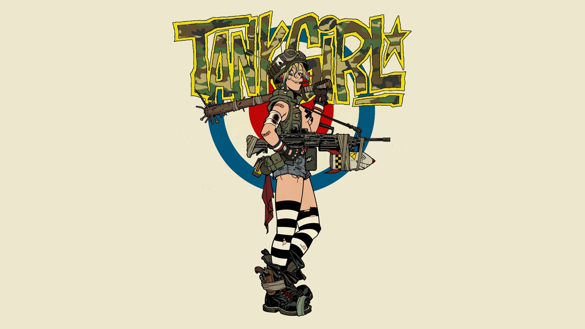 Comics Tank Girl 1920x1080