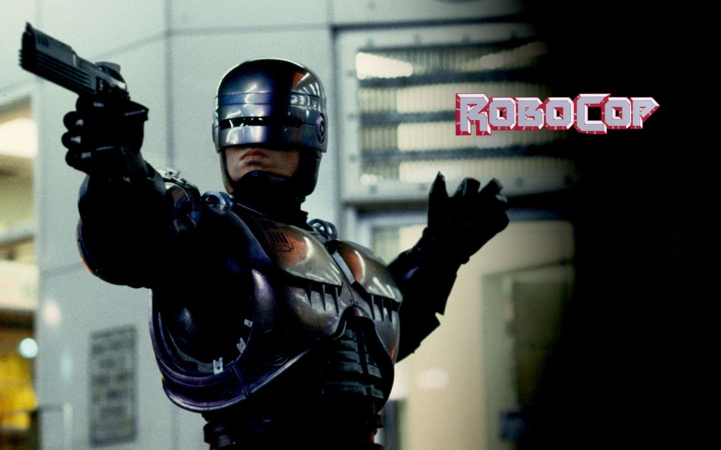 RoboCop Peter Weller Cyborg Gun Movies 1440x900