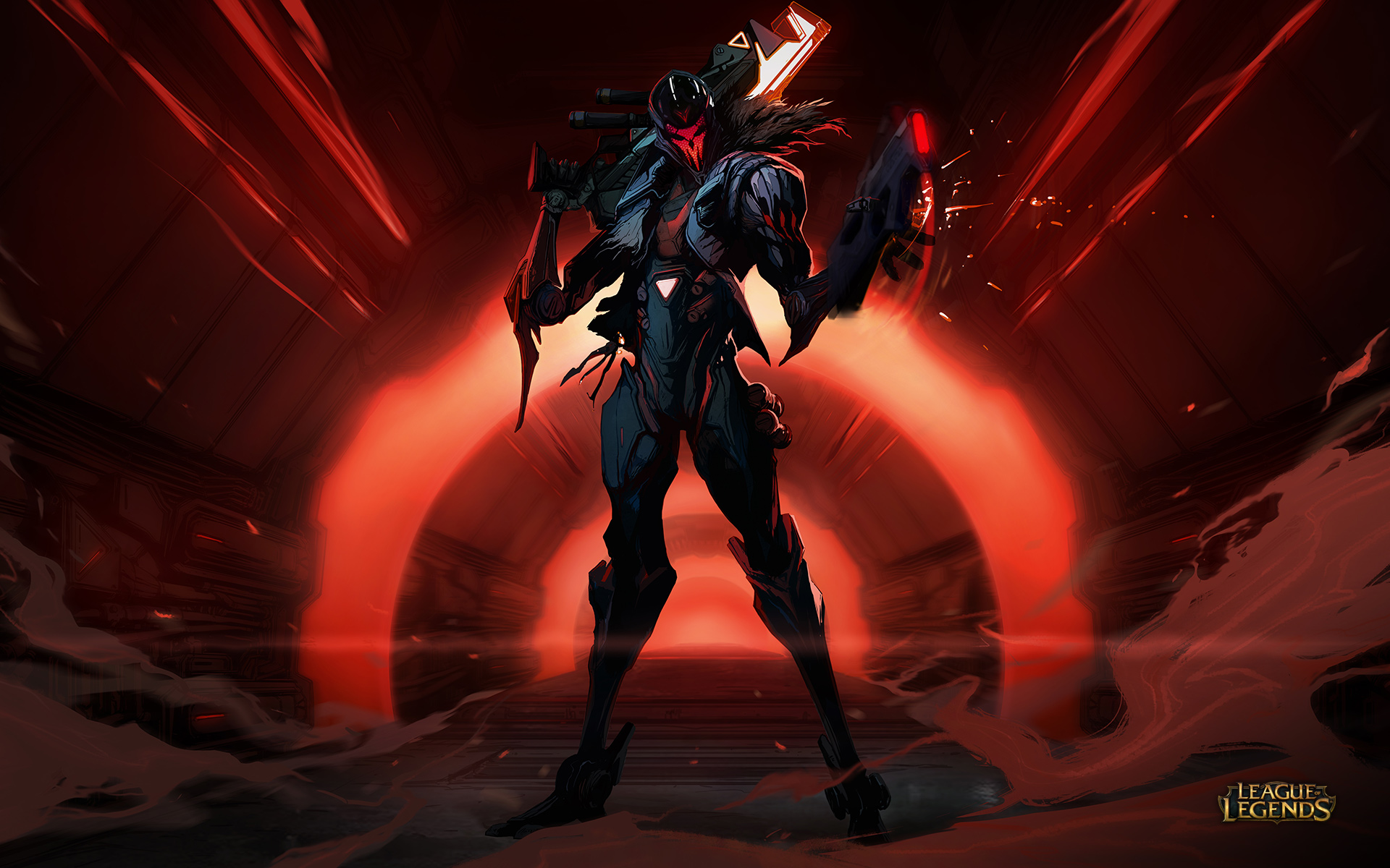 League Of Legends Summoners Rift Project Skins Jhin League Of Legends Jhin Red 1920x1200
