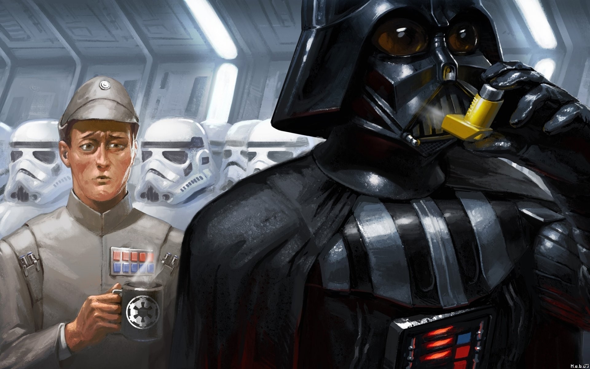 Darth Vader Stormtrooper Humor Star Wars Cup Star Wars Humor 1920x1200