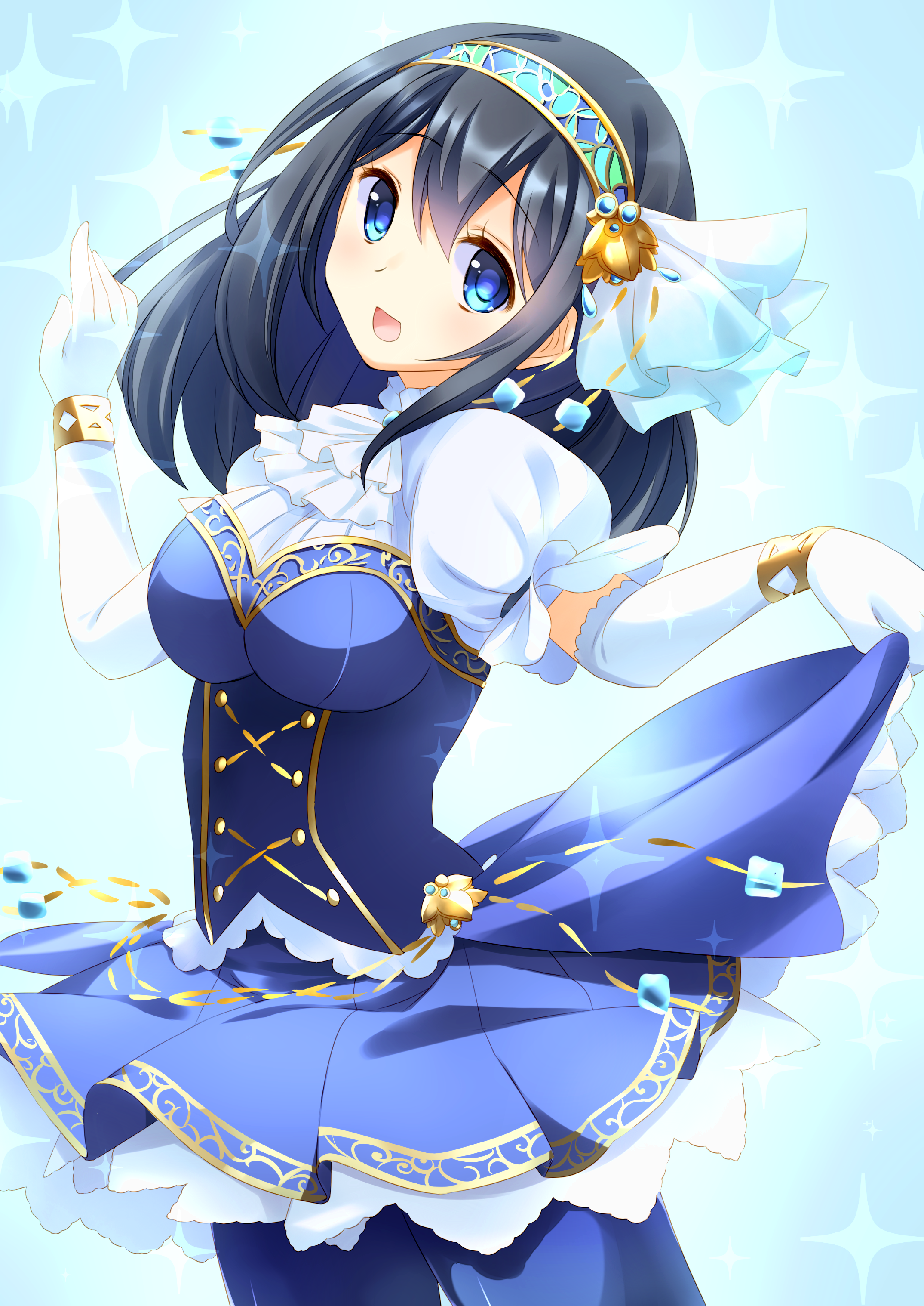 Anime Anime Girls THE IDOLM STER Cinderella Girls THE IDOLM STER Sagisawa Fumika Long Hair Black Hai 2149x3035