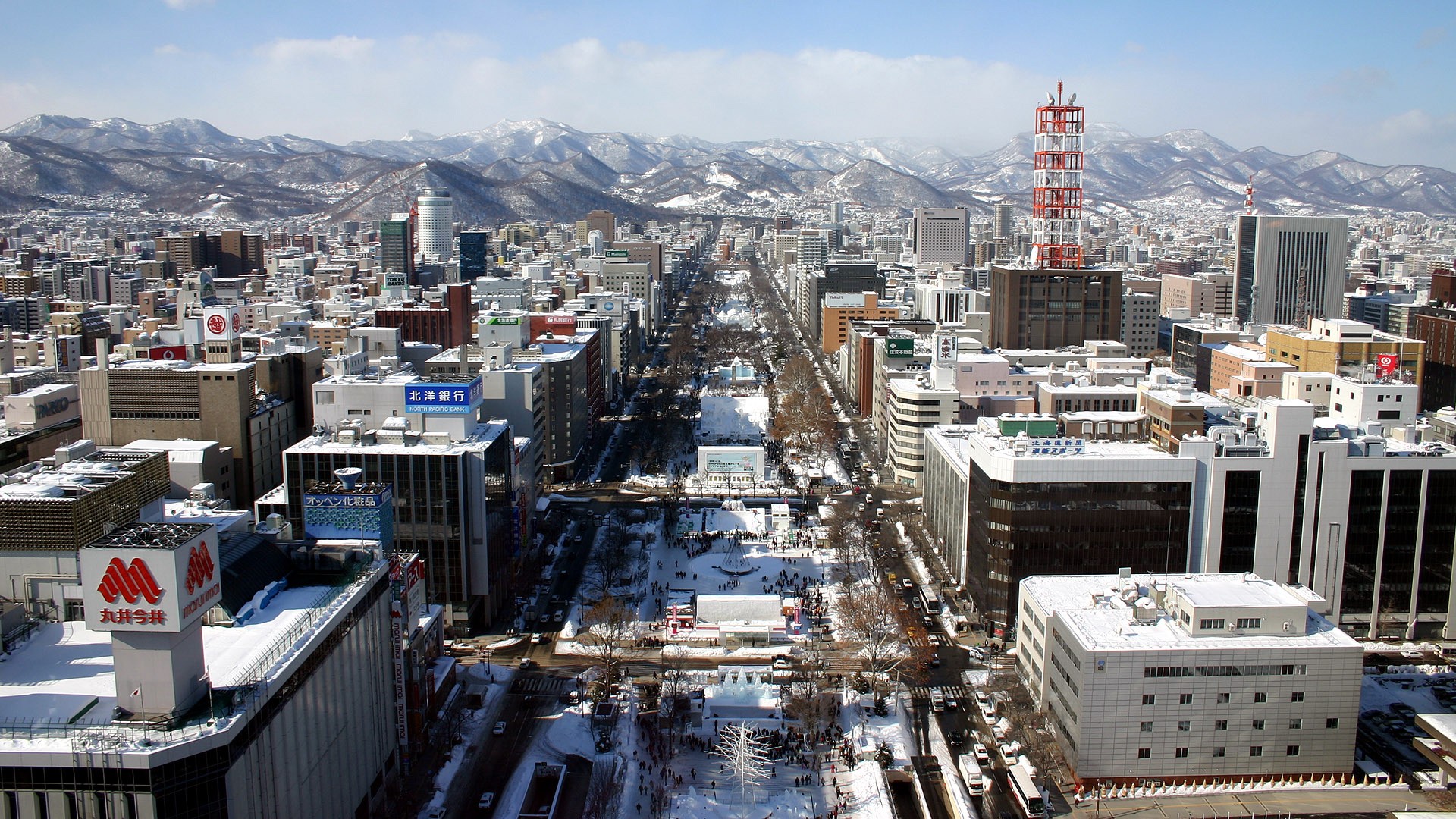 Japan Sapporo Winter Snow 1920x1080