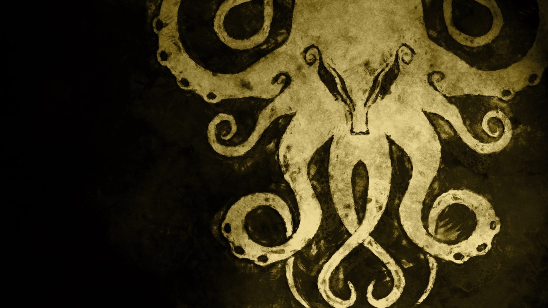 Cthulhu Cthulu Dark Background H P Lovecraft 1920x1080