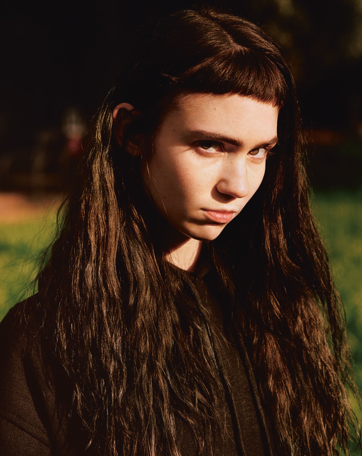 Grimes Women Singer Outdoors Long Hair Brunette 1200x1511