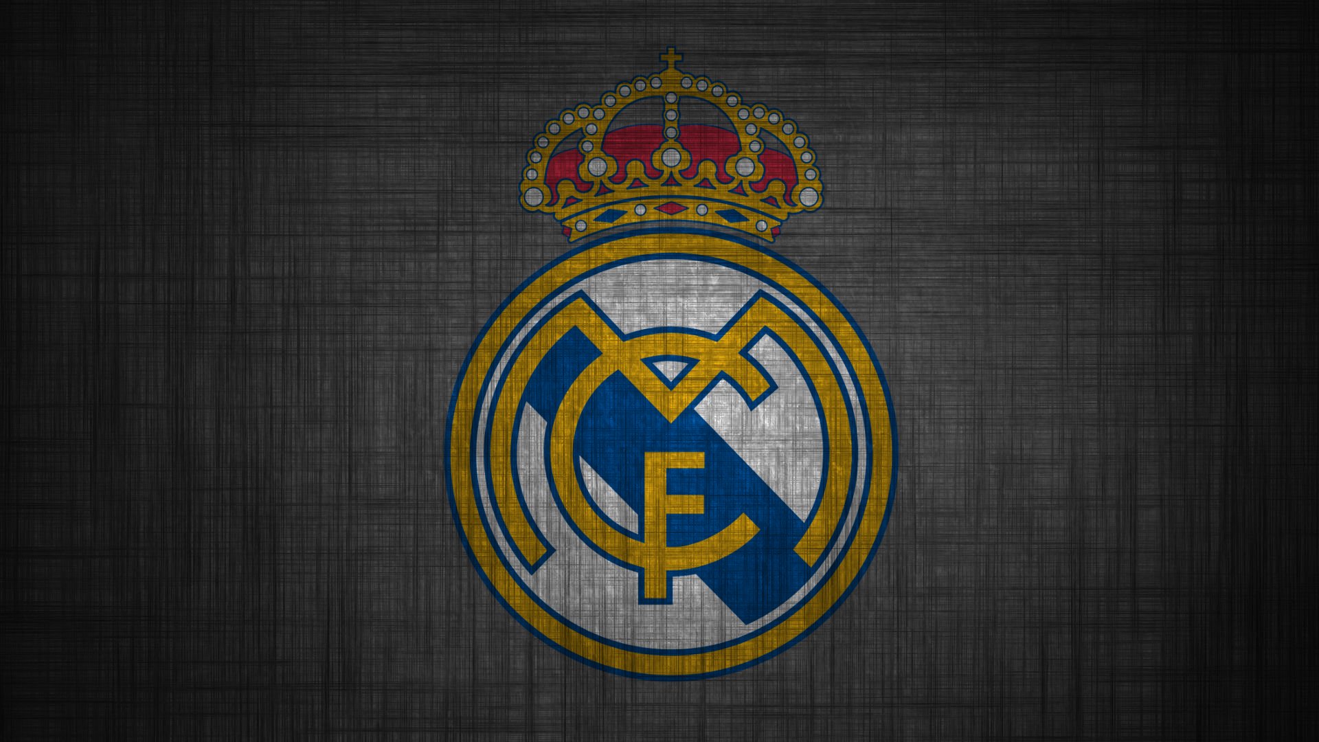 Real Madrid Logo Wallpaper Resolution 1920x1080 Id 259625 Wallha Com