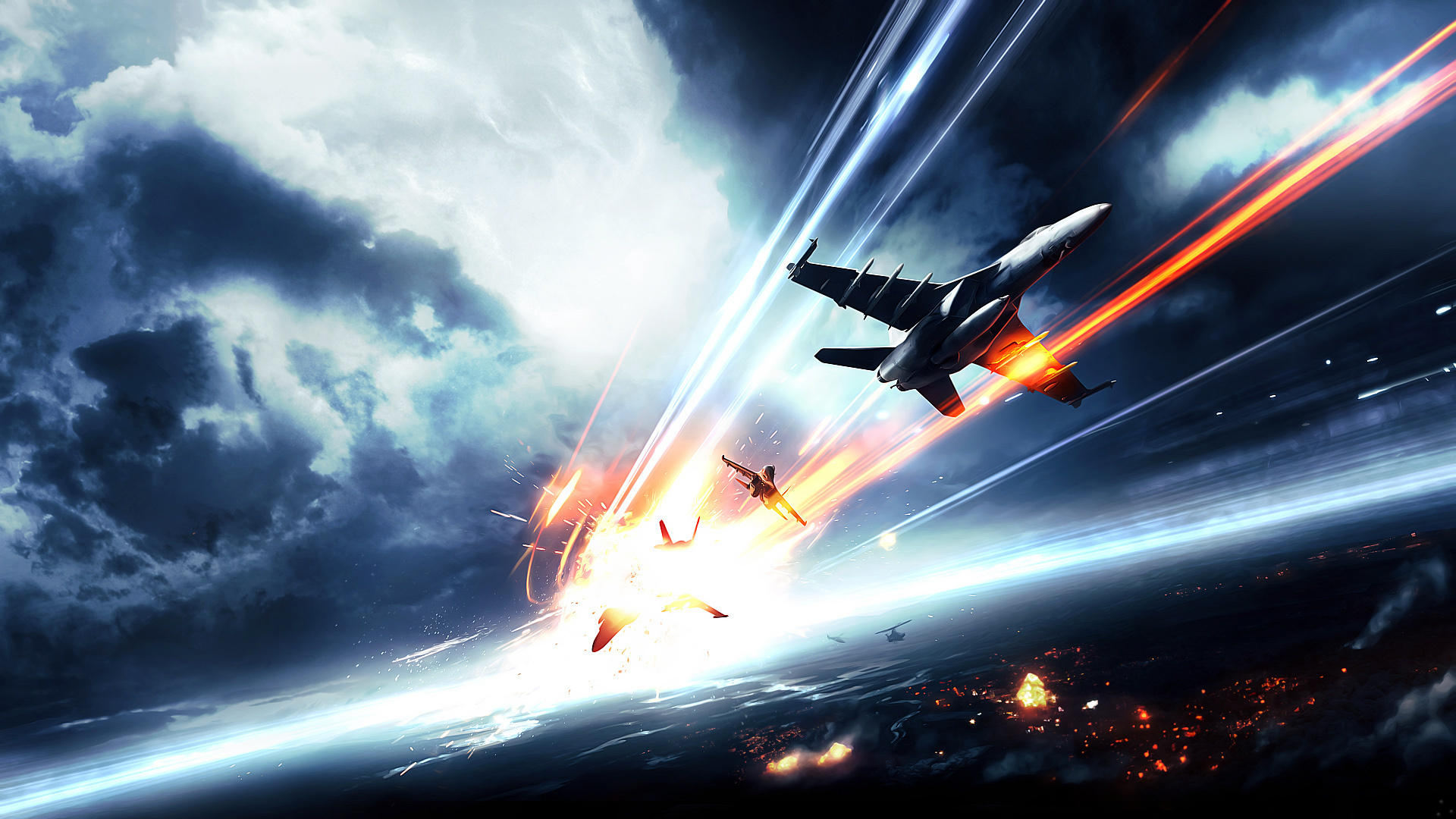 Battlefield 4 Battlefield Aircraft Airplane Dogfight Military Jet Fighter 1920x1080