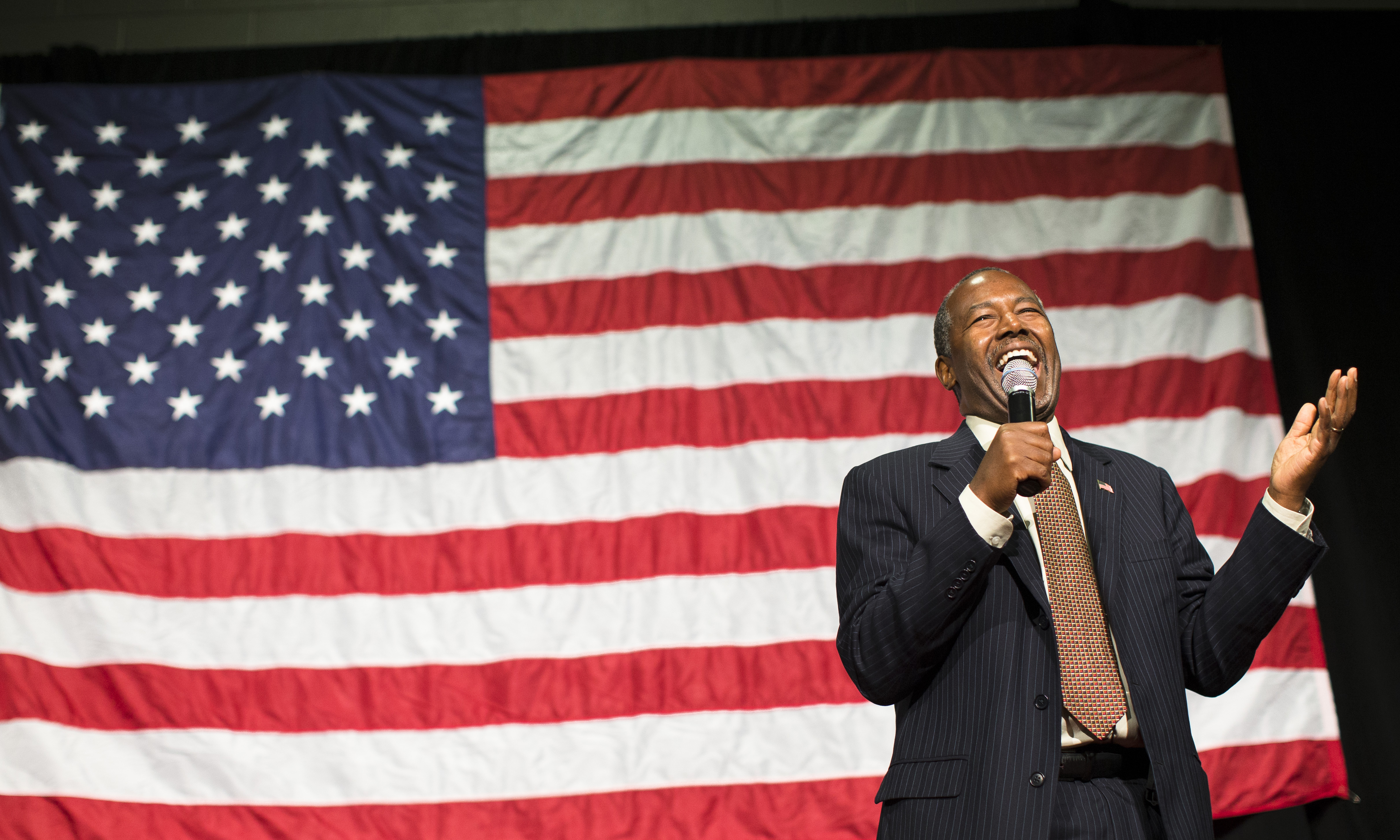 Ben Carson Political American Flag 4839x2905