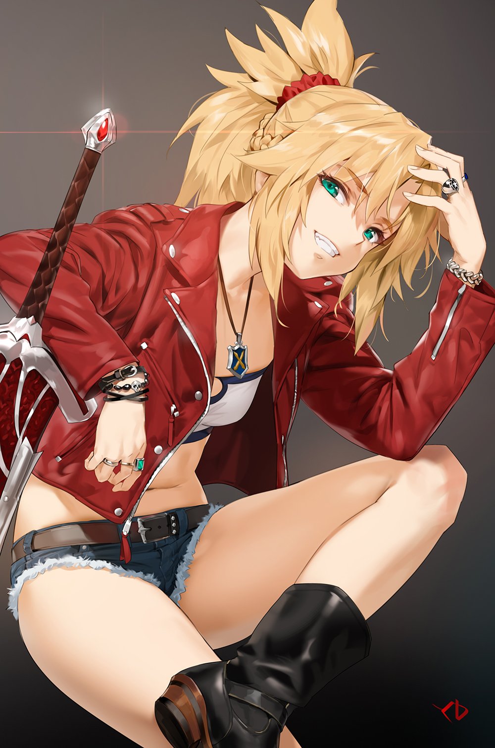 Fate Series Fate Apocrypha Anime Girls Blonde Fantasy Weapon Saber Of Red Mordred Fate Apocrypha 1000x1510