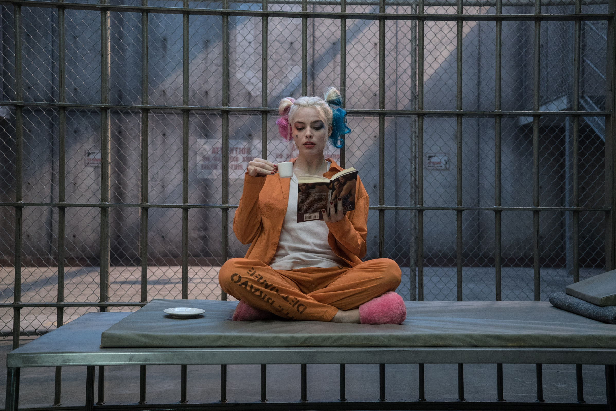 Suicide Squad Harley Quinn Margot Robbie Jail 2395x1600