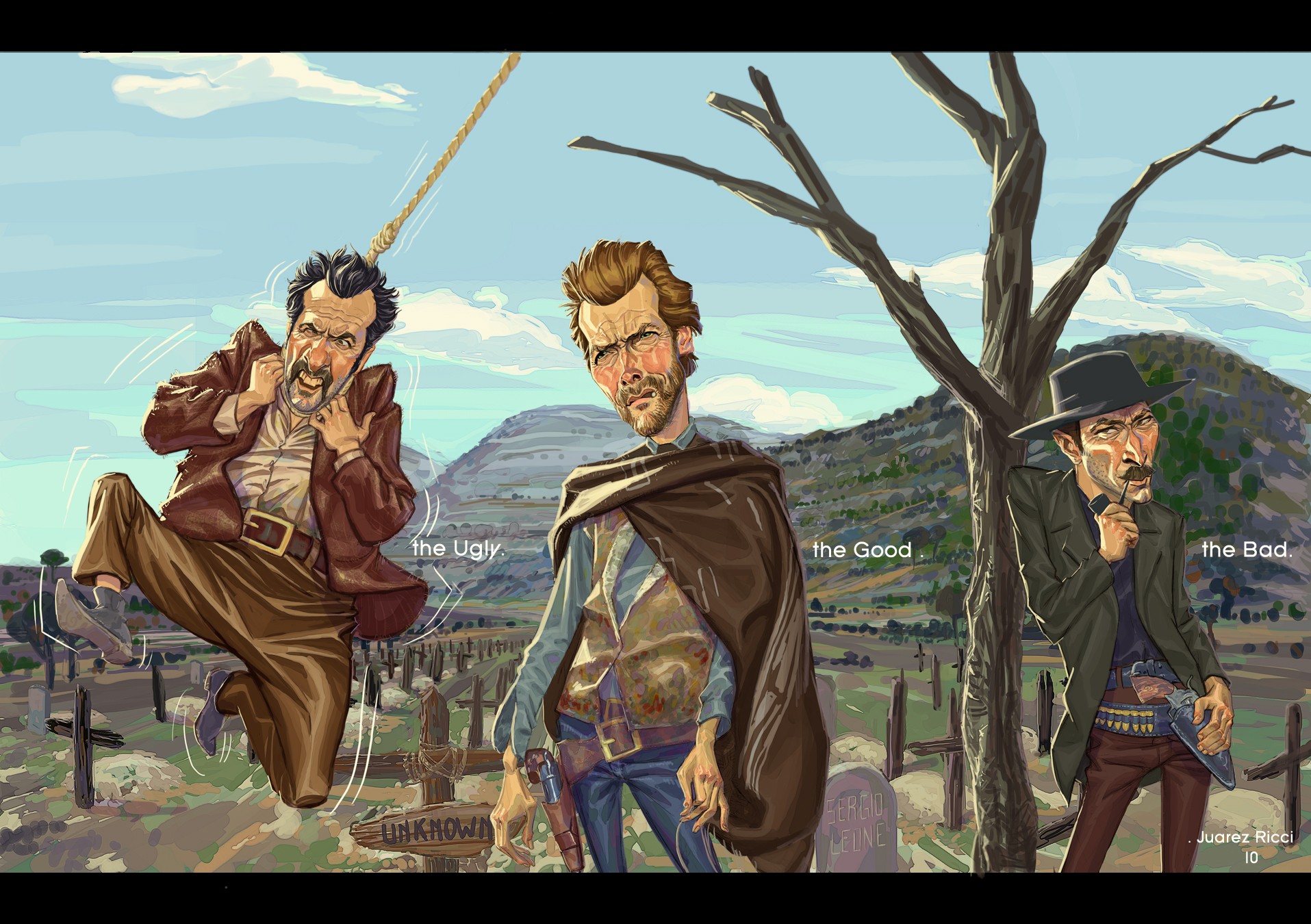 The Good The Bad And The Ugly Clint Eastwood Lee Van Cleef Eli Wallach Blondie 1915x1350