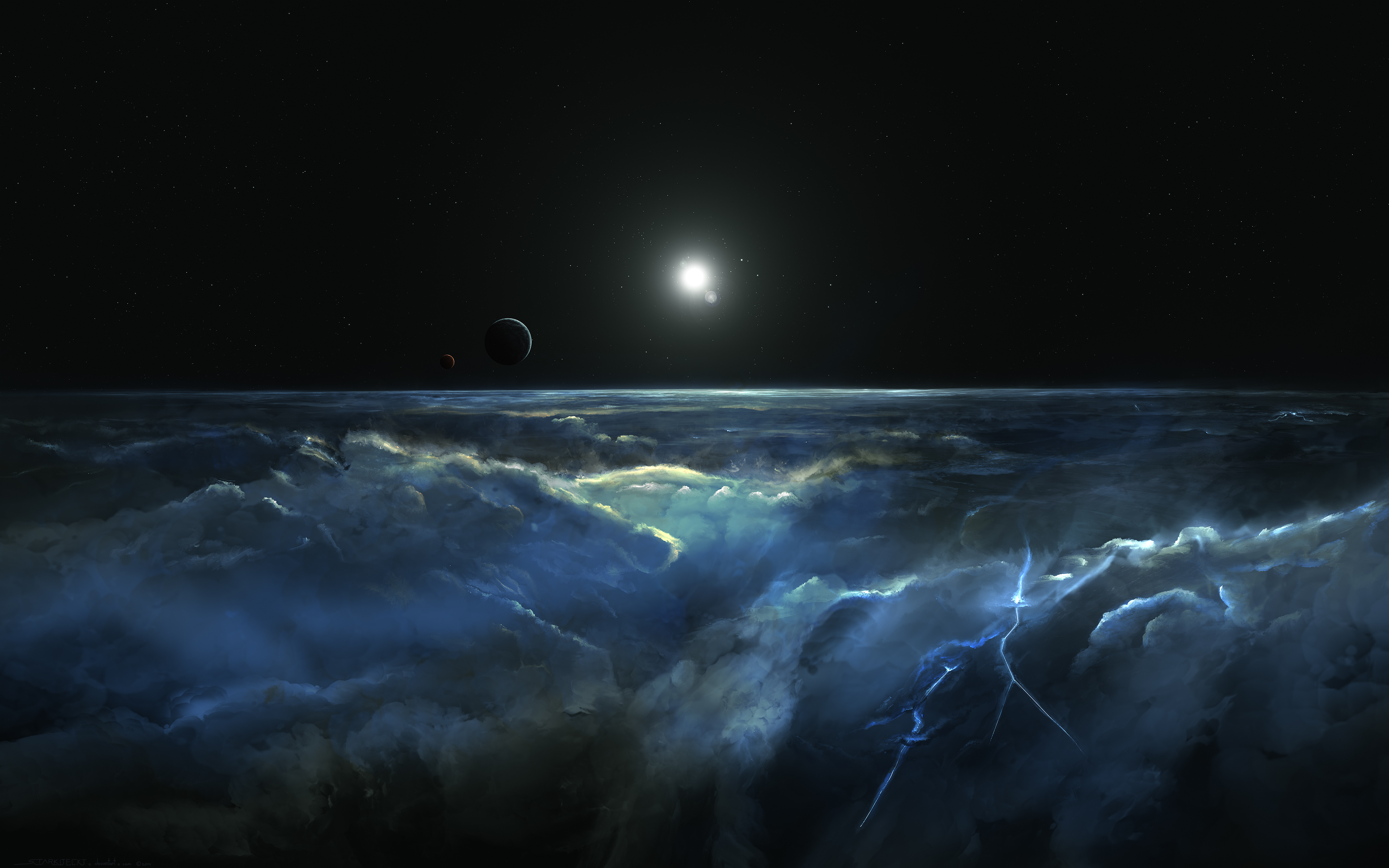 Atmosphere Planet Space Cosmos 3840x2400