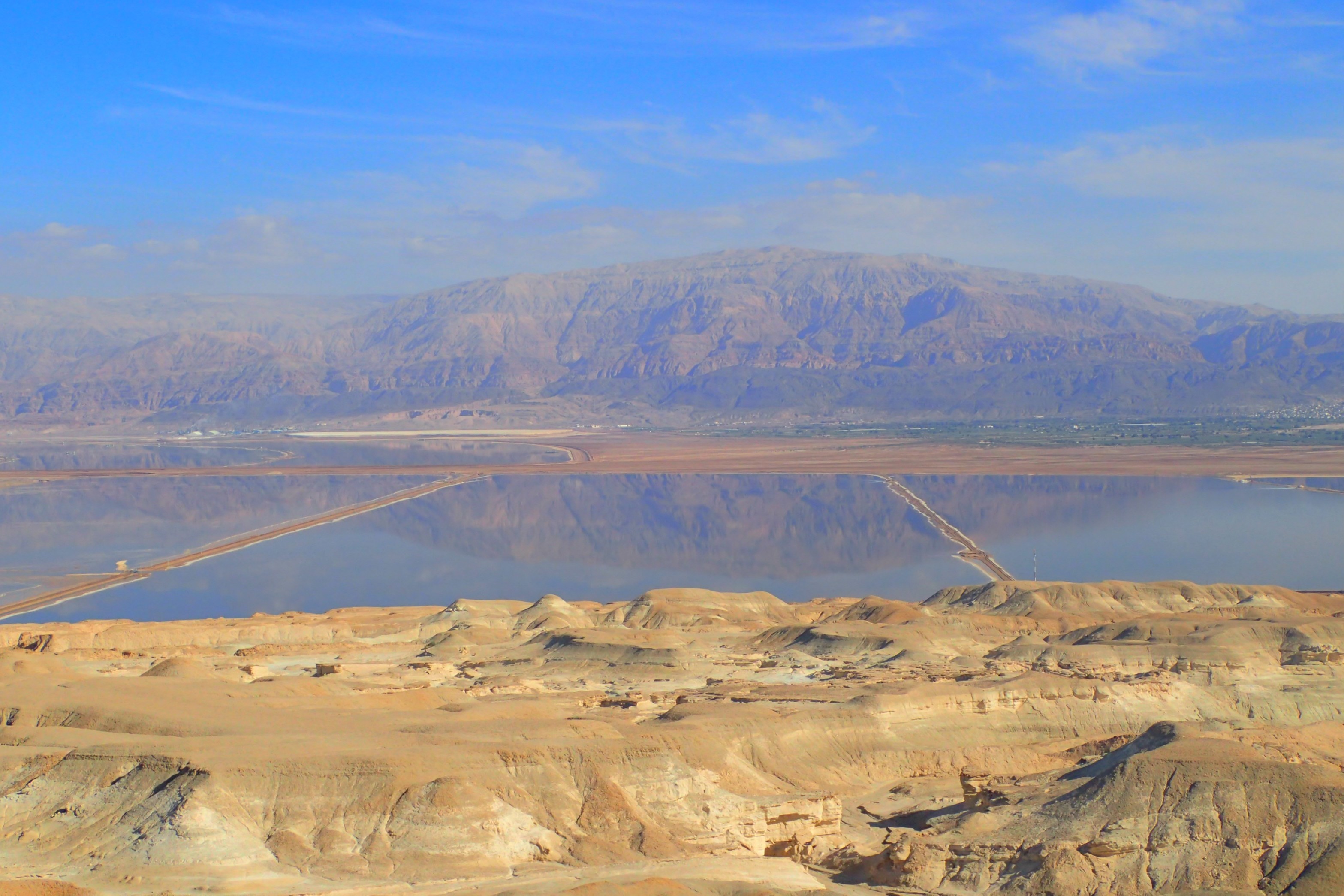 Desert Landscape Mountains Dead Sea 3134x2089