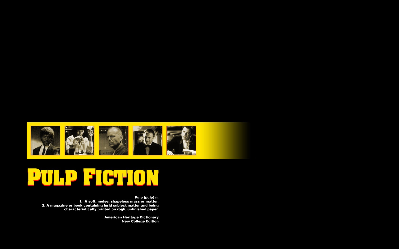 Pulp Fiction Samuel L Jackson Uma Thurman Bruce Willis John Travolta Harvey Keitel Quentin Tarantino 1680x1050