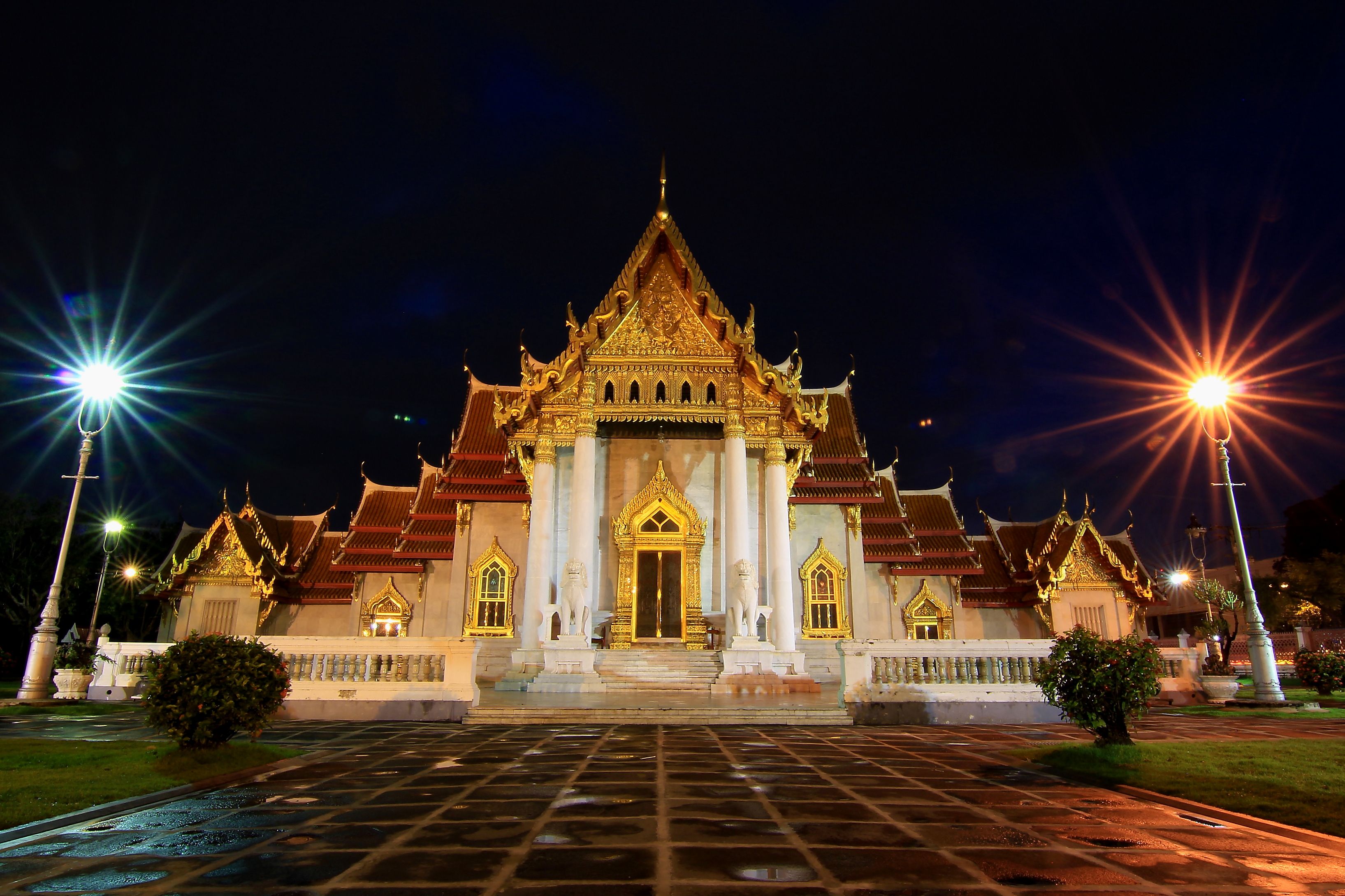 Wat Benchamabophit Marble Temple Bangkok Thailand Buddhist 3270x2180