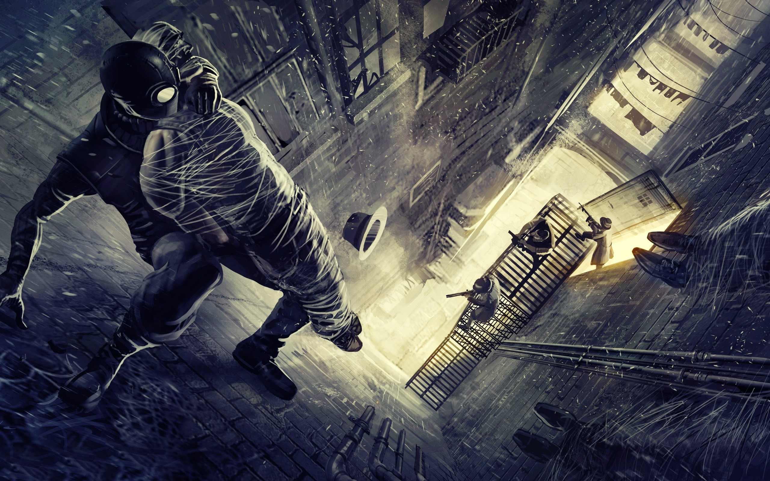 Spider Man Comics Spider Man Noir 2560x1600