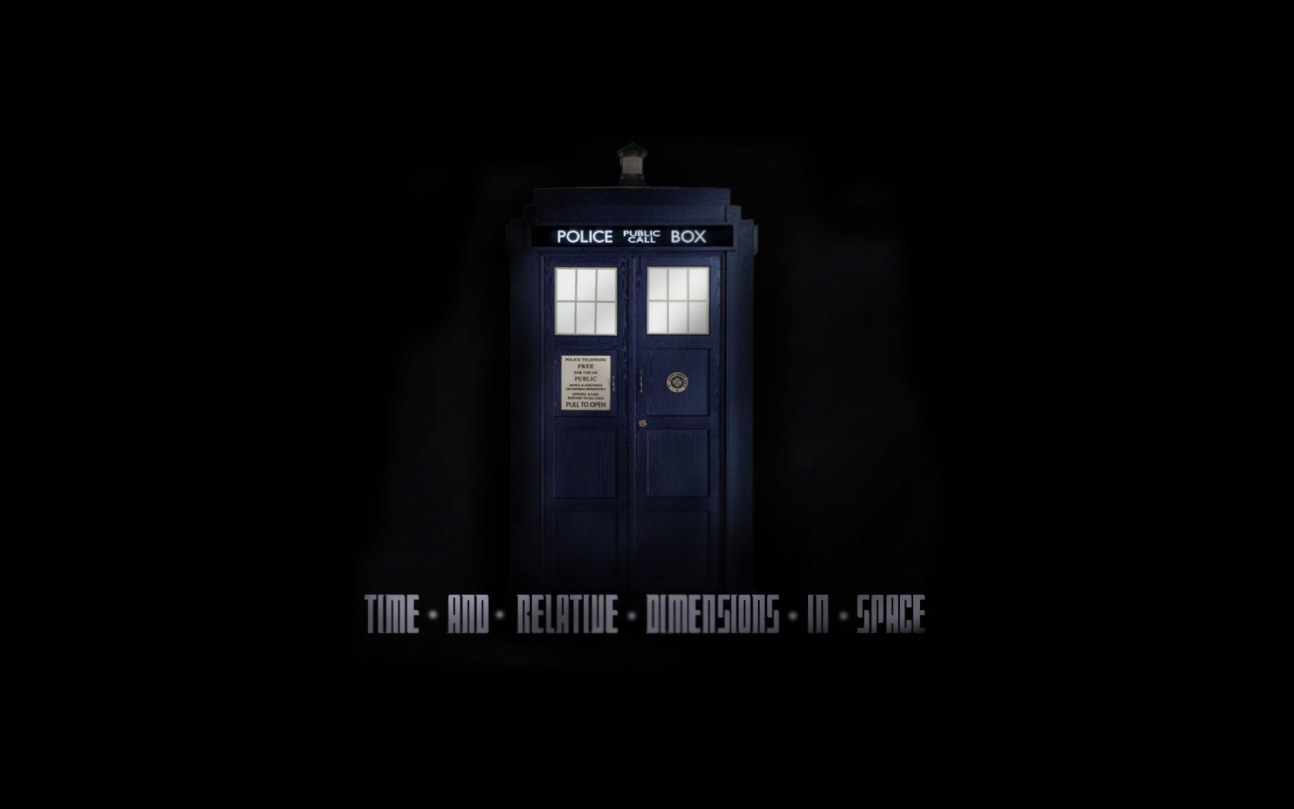 Doctor Who The Doctor TARDiS Time Travel 2560x1600