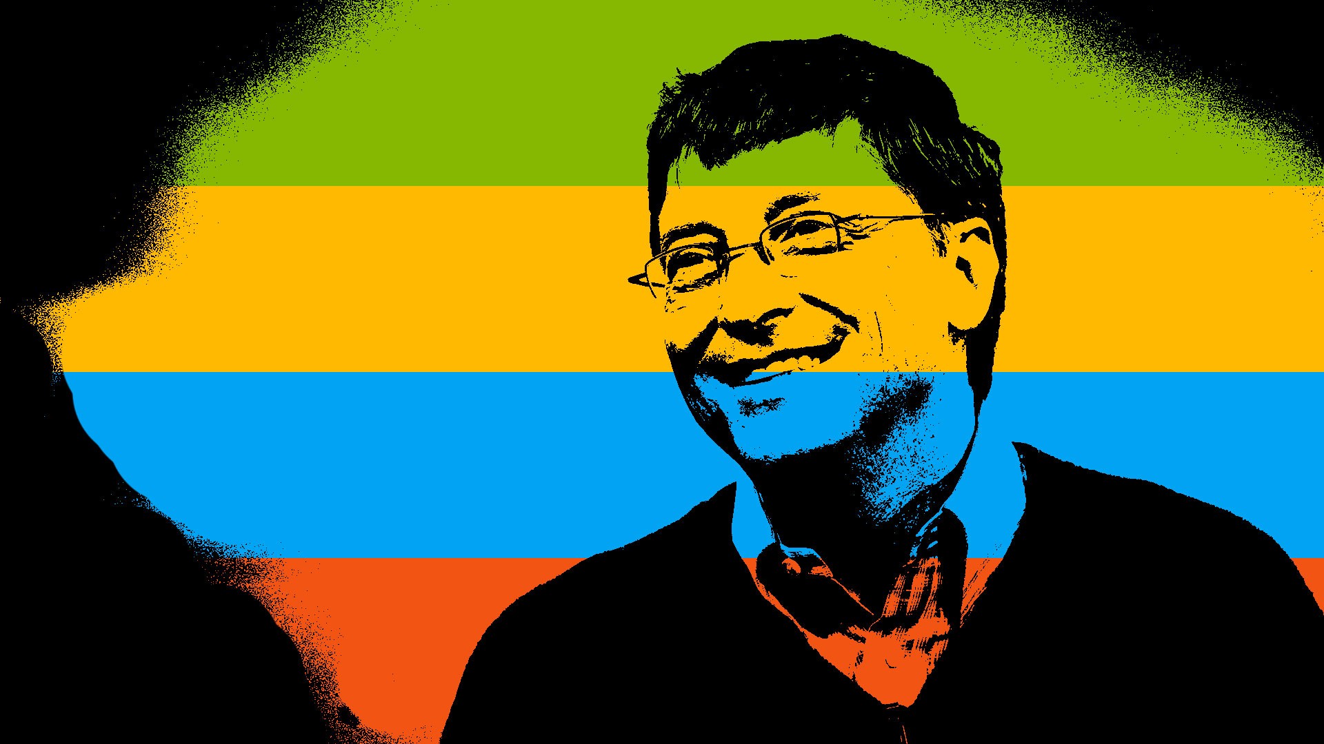 Celebrity Bill Gates Men Glasses Capitalism Smiling 1920x1080