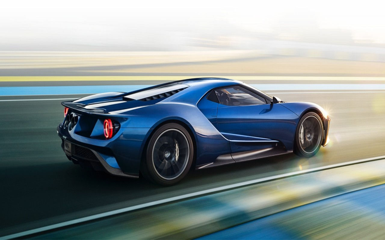Ford GT Ford GT 2017 Car Vehicle Blue Cars 1280x800