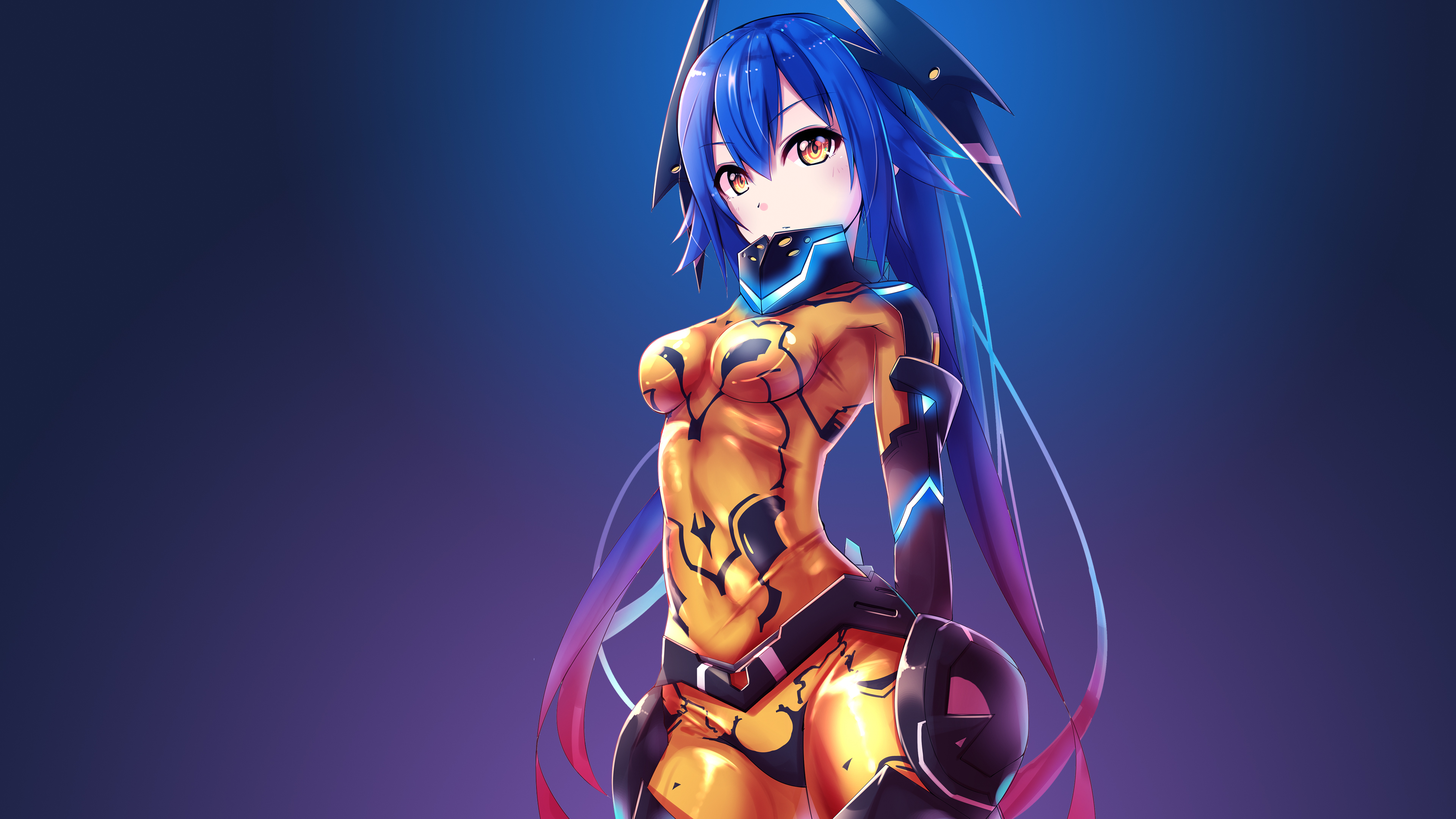 Quna Phantasy Star Phantasy Star Phantasy Star Online Phantasy Star Online 2 Bodysuit Blush Girl Blu 3840x2160