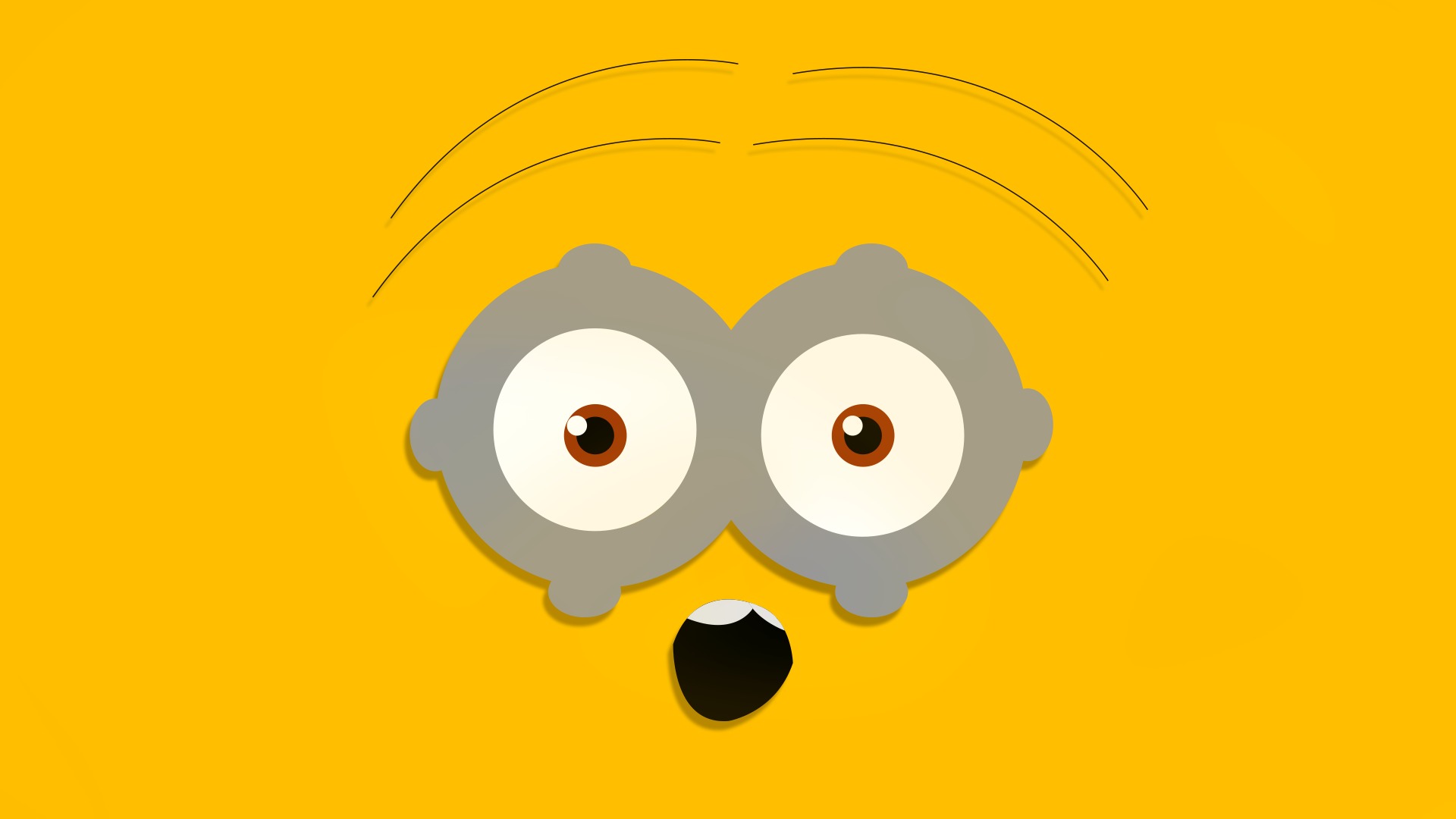 Minions Movie Minimalist 1920x1080