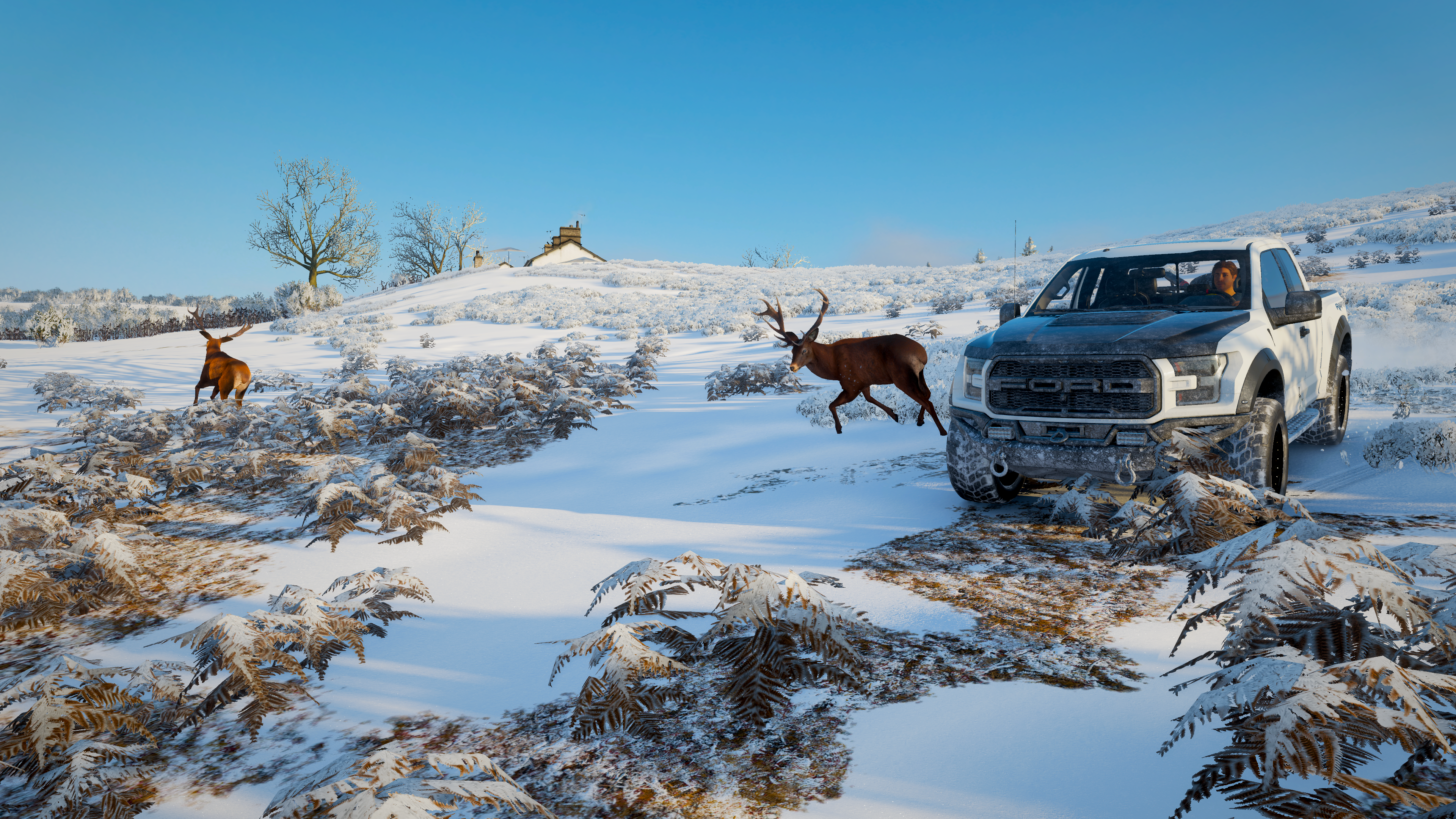 Forza Horizon 4 Ford Raptor Raptor Car Video Games Screen Shot 3840x2160