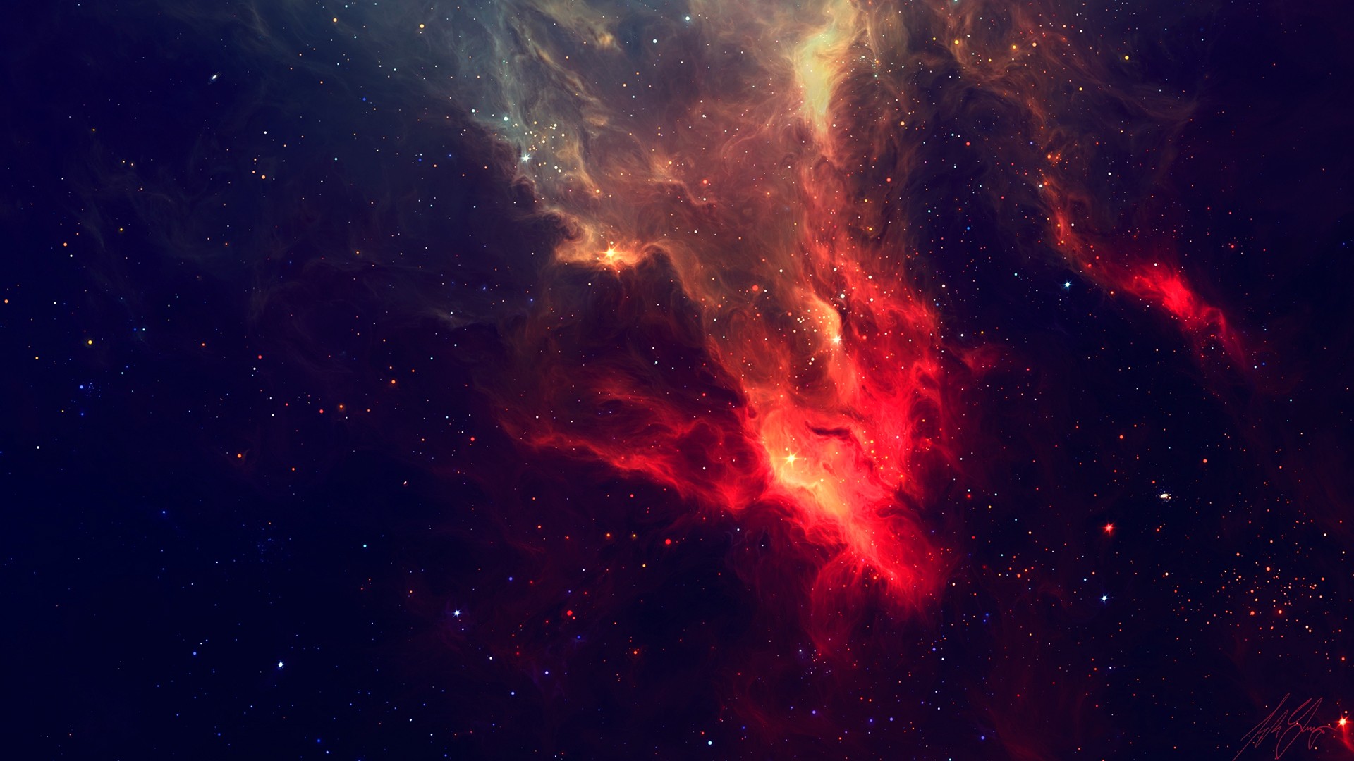 Space Space Stars Space Stars Nebula TylerCreatesWorlds Nebula Space Art TylerCreatesWorlds TylerCre 1920x1080